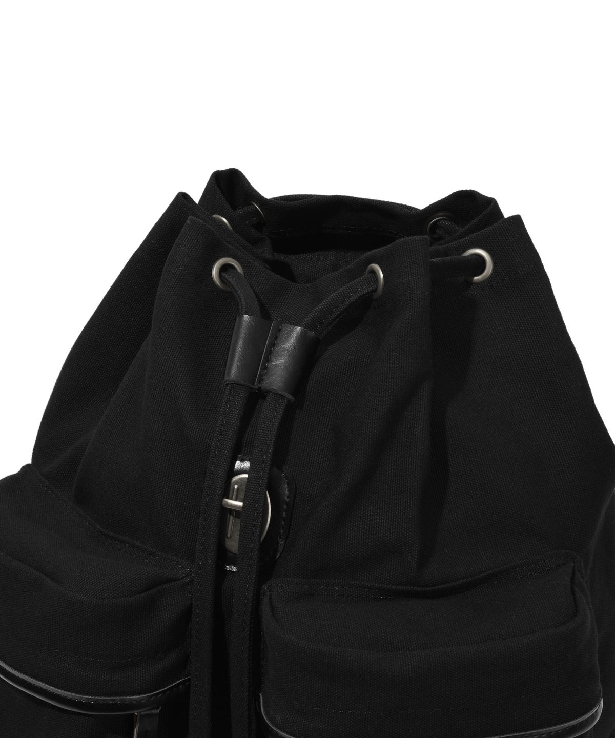 리트리버클럽(RETRIEVER CLUB) RC LOGO RUCK SACK [BLACK]
