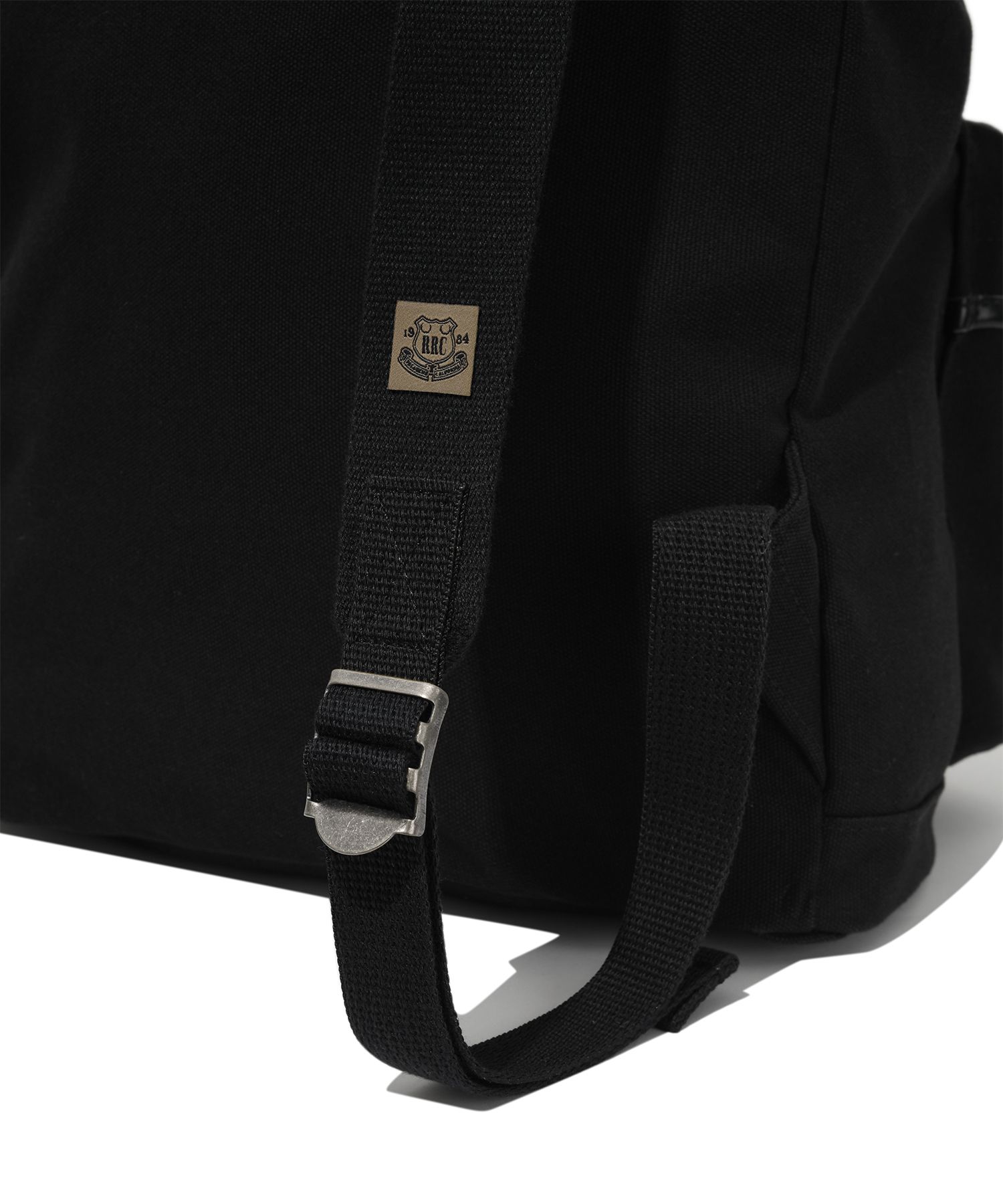 MUSINSA | RETRIEVER CLUB RC LOGO RUCK SACK [BLACK]