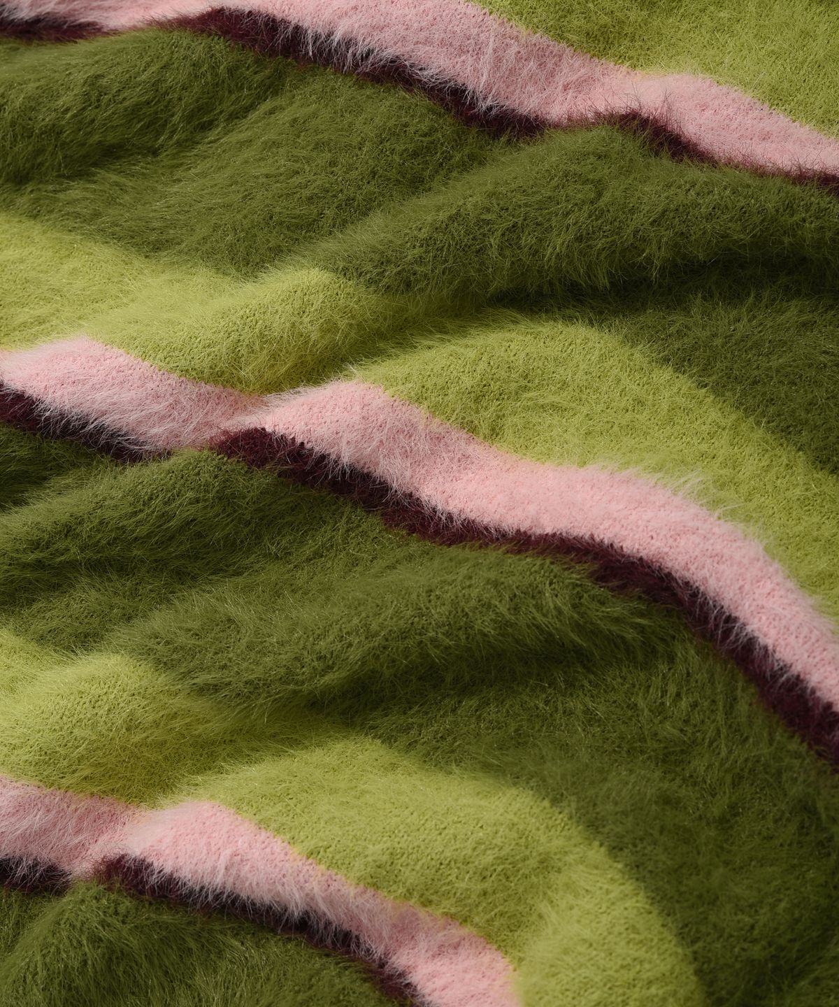 리트리버클럽(RETRIEVER CLUB) MULTI STRIPE CARDIGAN [LIME]