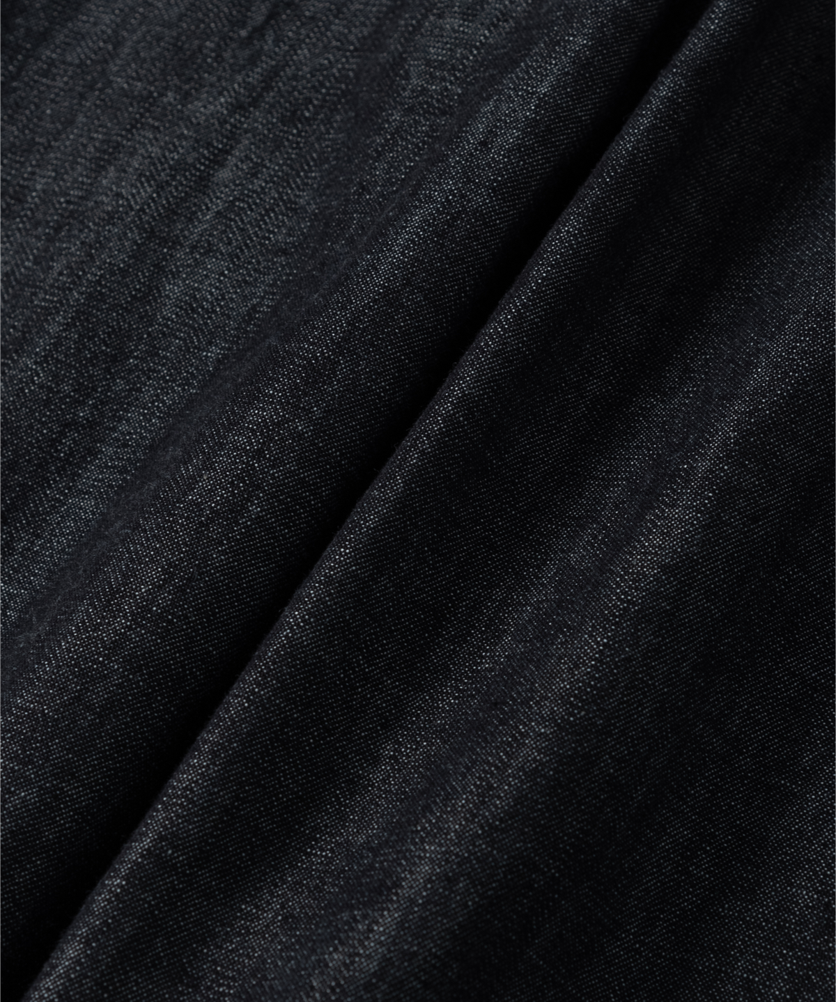 넌블랭크(NONBLANK) 워싱 슬럽 데님 셔츠_BLACK