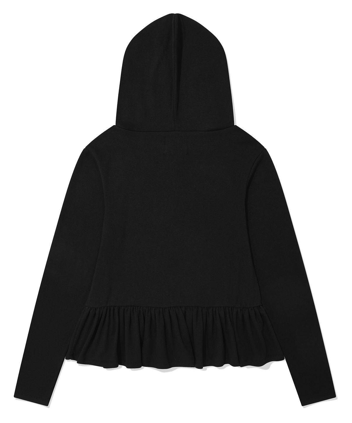 리트리버클럽(RETRIEVER CLUB) RUFFLE HOODIE [BLACK]