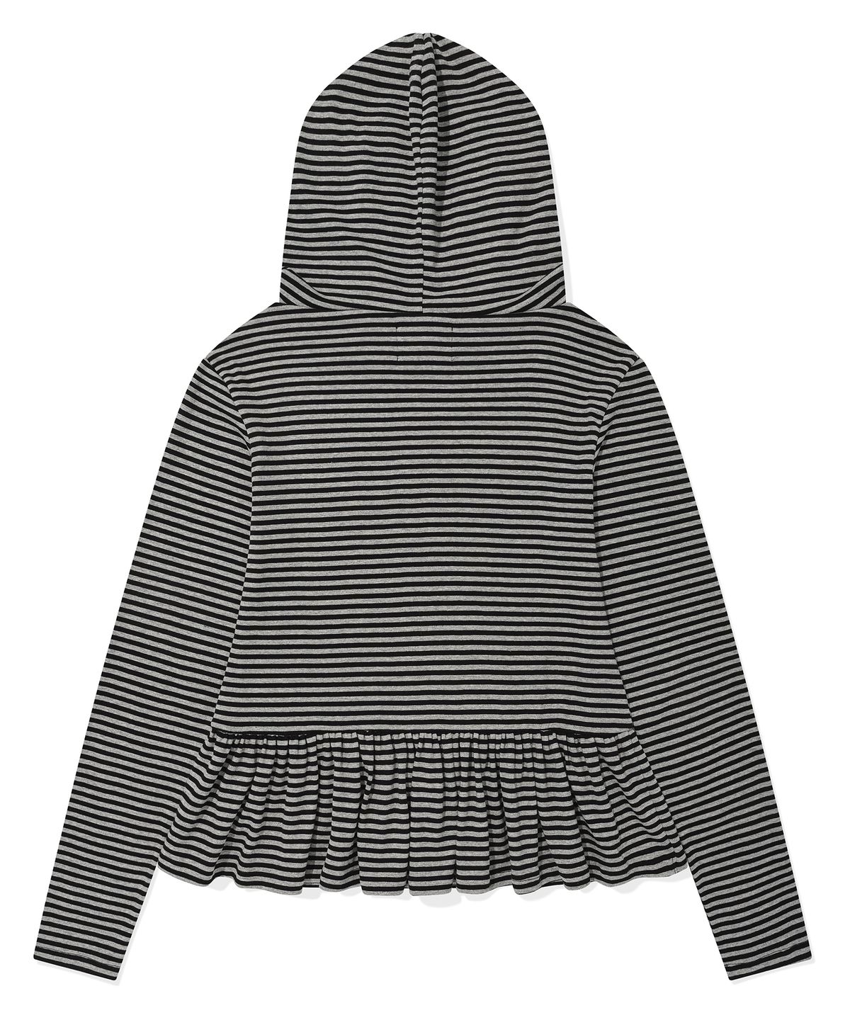 리트리버클럽(RETRIEVER CLUB) RUFFLE HOODIE [STRIPE]