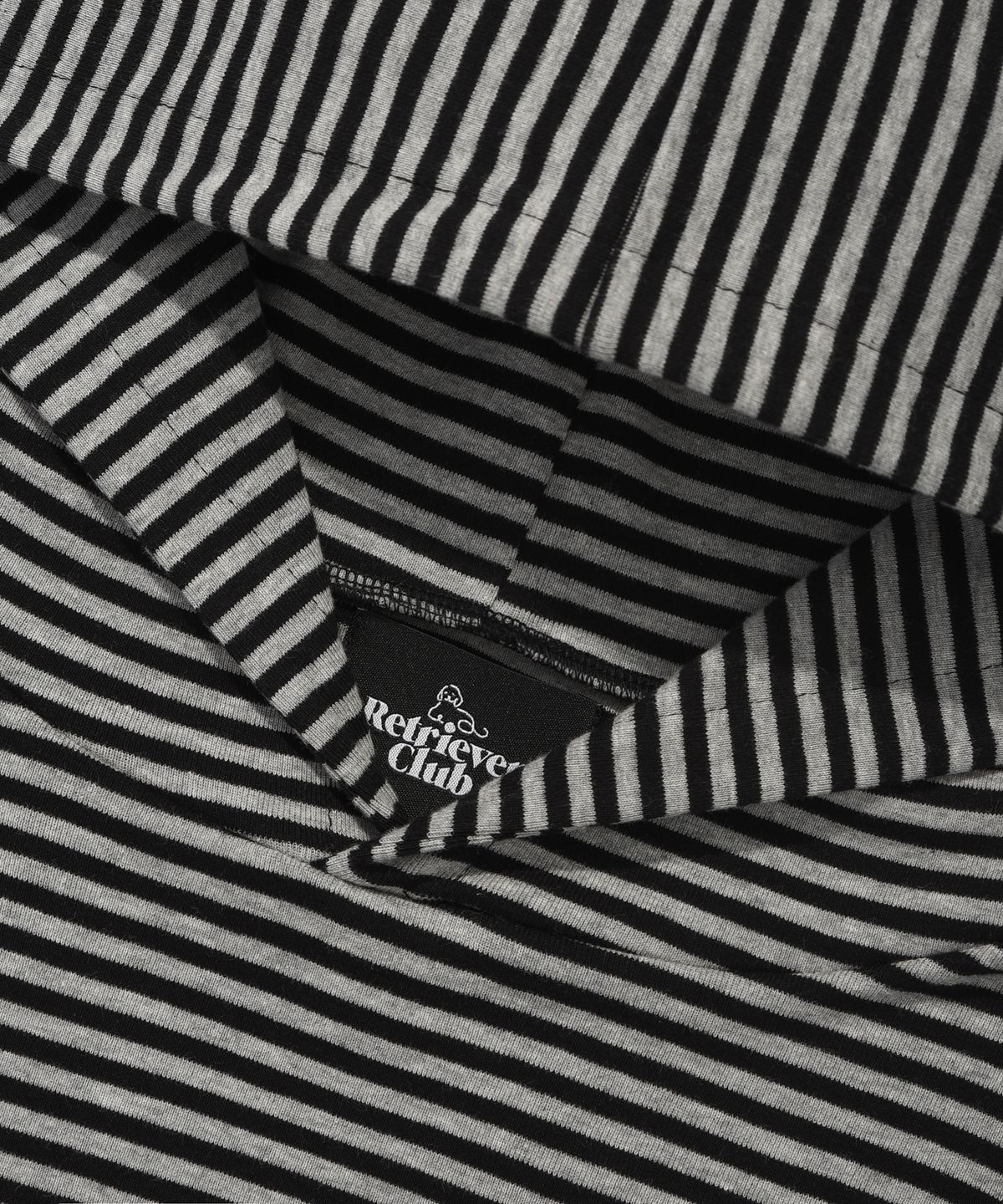 리트리버클럽(RETRIEVER CLUB) RUFFLE HOODIE [STRIPE]