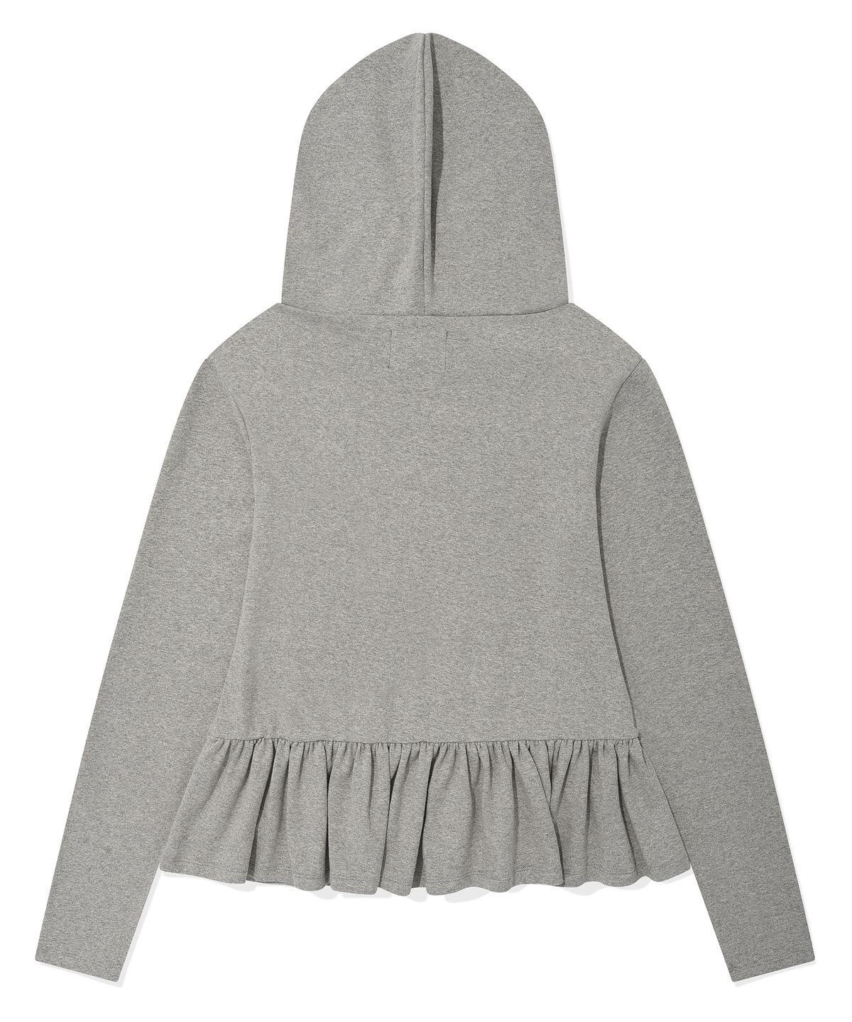 리트리버클럽(RETRIEVER CLUB) RUFFLE HOODIE [GRAY]
