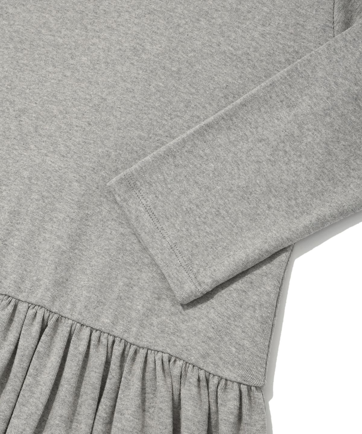 리트리버클럽(RETRIEVER CLUB) RUFFLE HOODIE [GRAY]