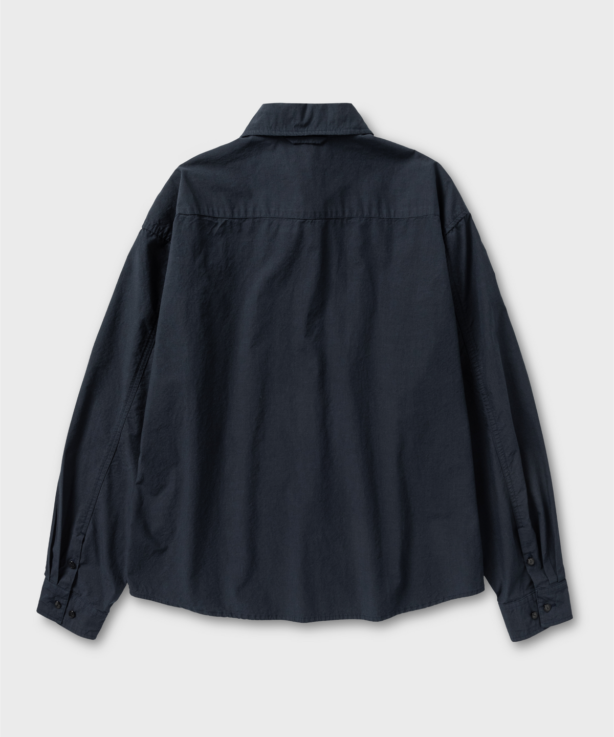넌블랭크(NONBLANK) 텐셀 포켓 셔츠_DARK NAVY