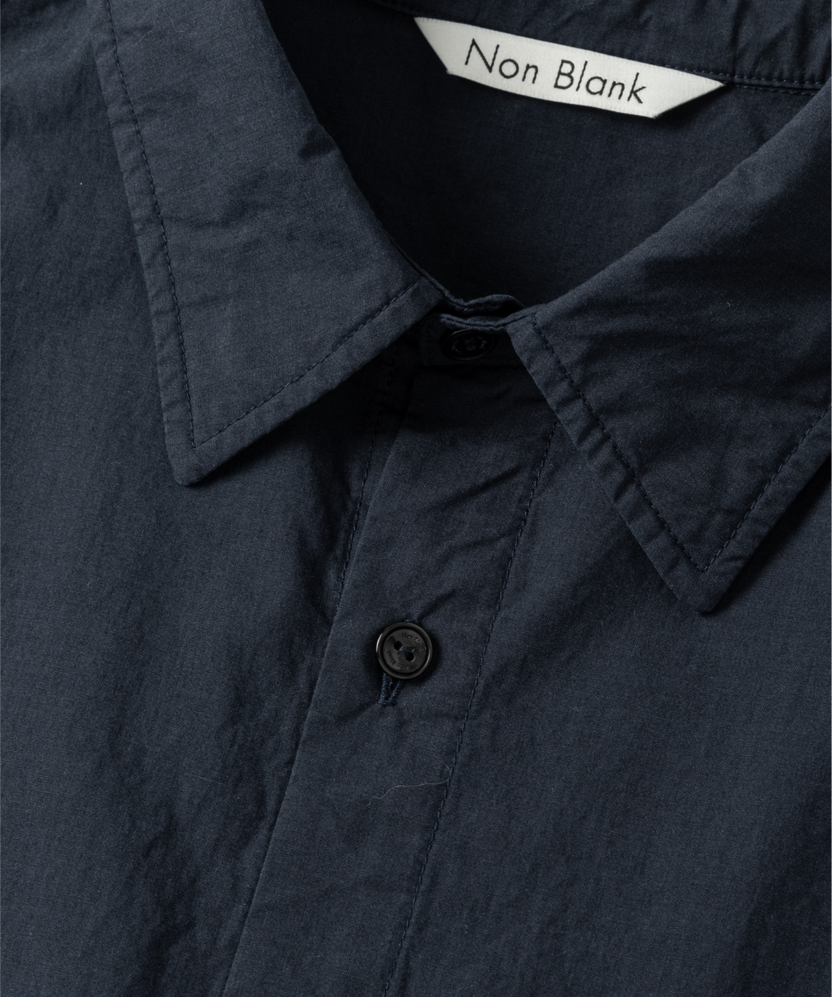 넌블랭크(NONBLANK) 텐셀 포켓 셔츠_DARK NAVY
