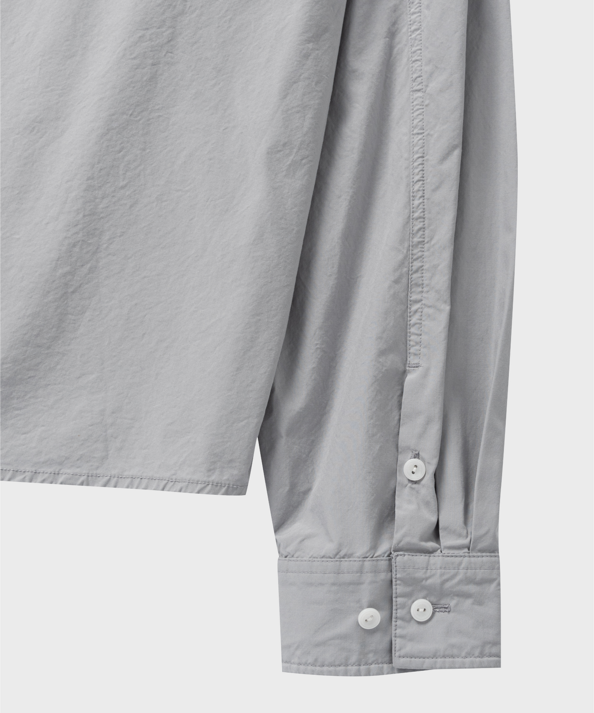 넌블랭크(NONBLANK) 텐셀 포켓 셔츠_LIGHT GREY