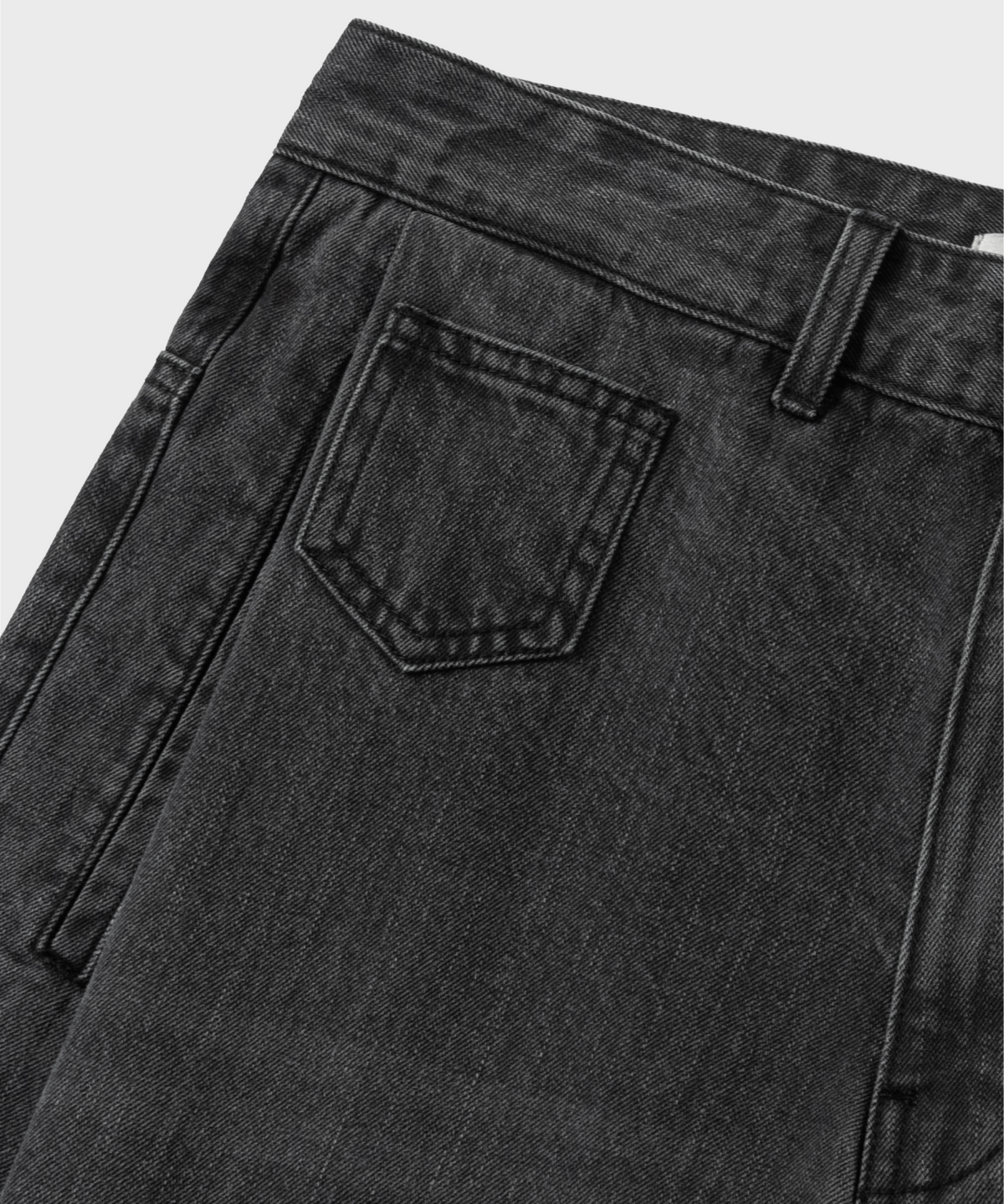 넌블랭크(NONBLANK) 워치 포켓 데님 팬츠_GREY