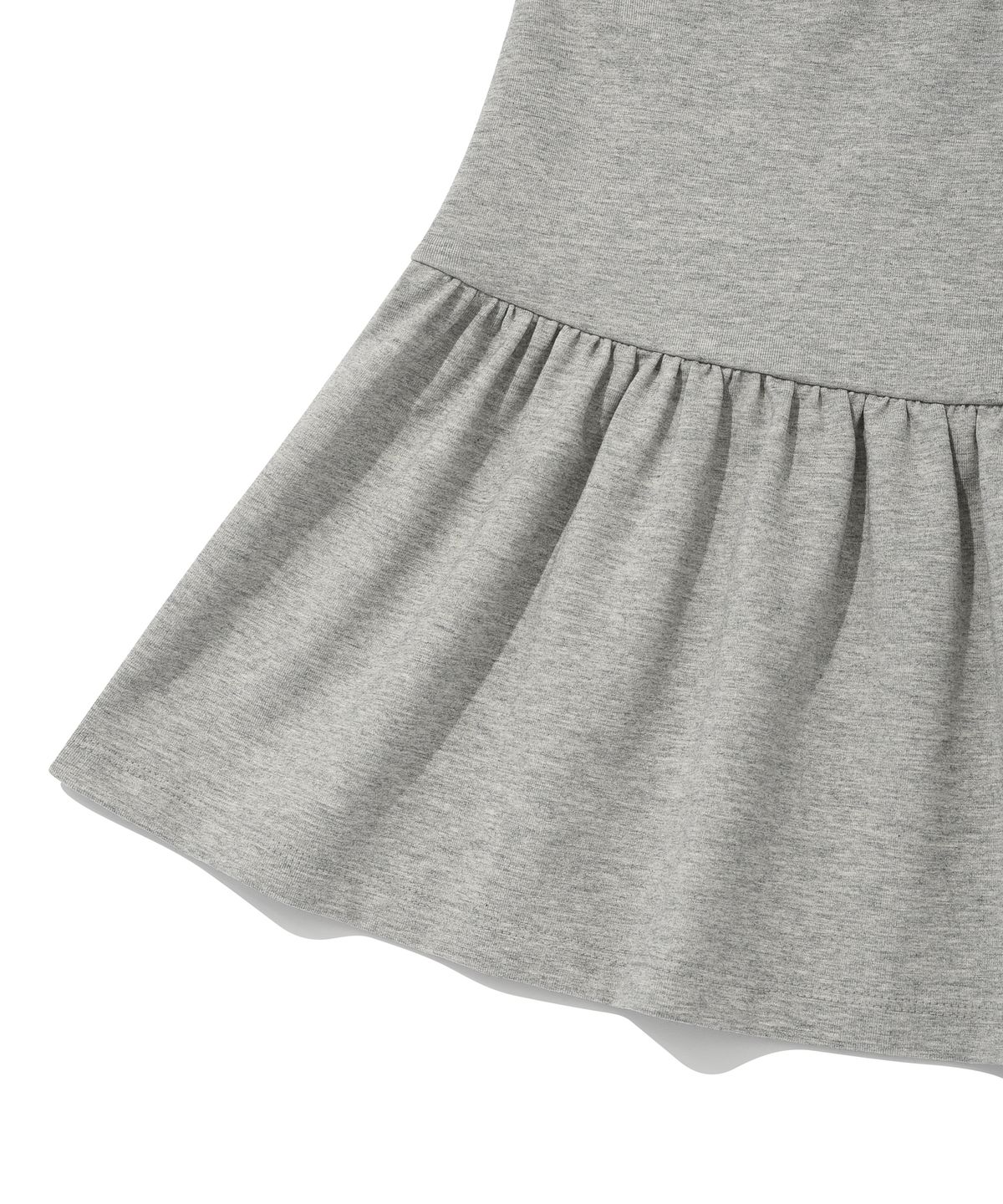 리트리버클럽(RETRIEVER CLUB) MINI SWEAT SKIRTS [MELANGE GRAY]