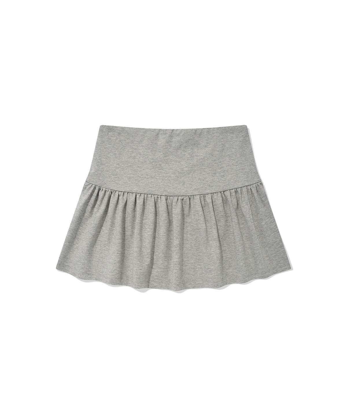 리트리버클럽(RETRIEVER CLUB) MINI SWEAT SKIRTS [MELANGE GRAY]