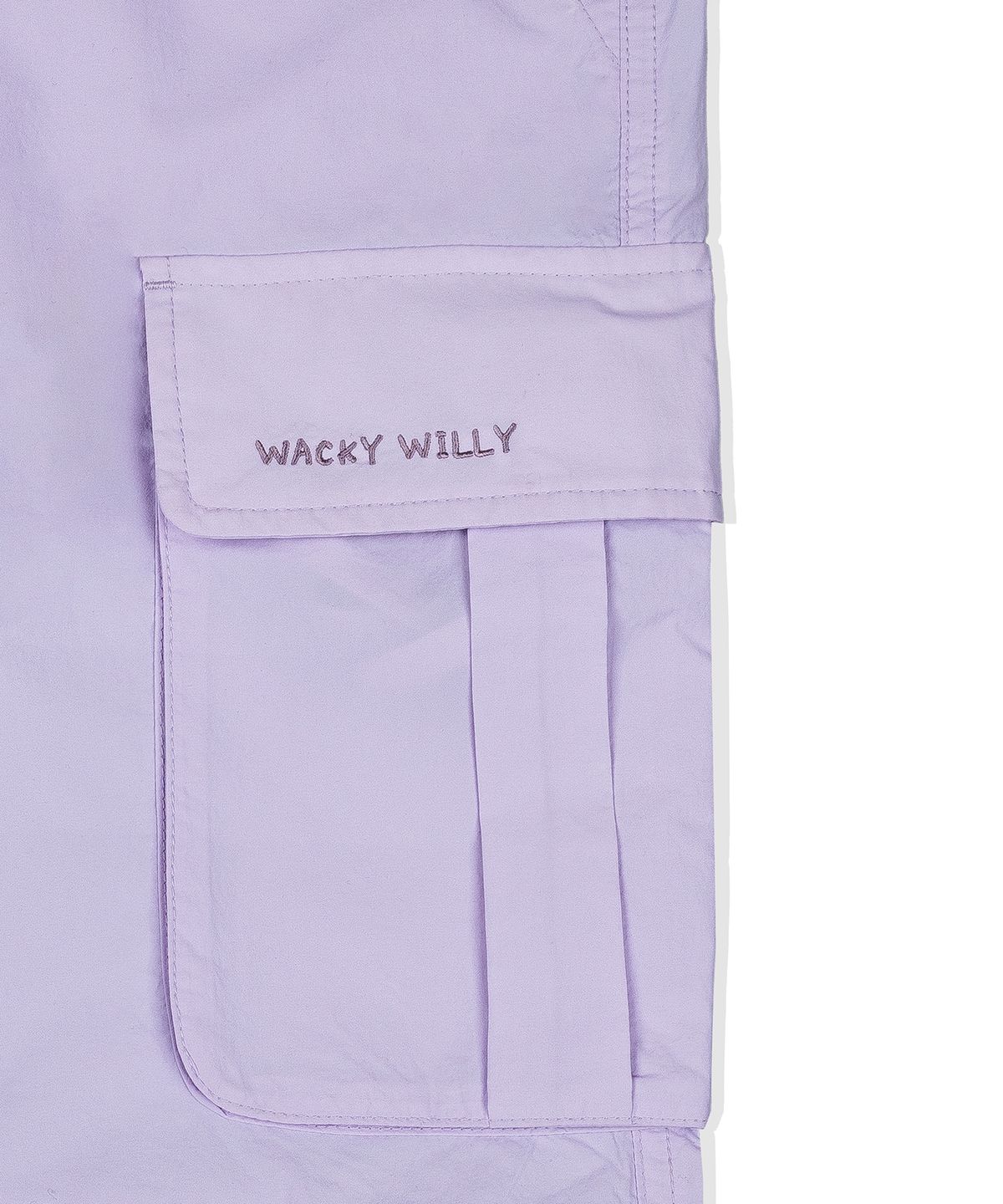 와키윌리(WACKY WILLY) 우먼스 나일론 파라슈트 팬츠 라벤더