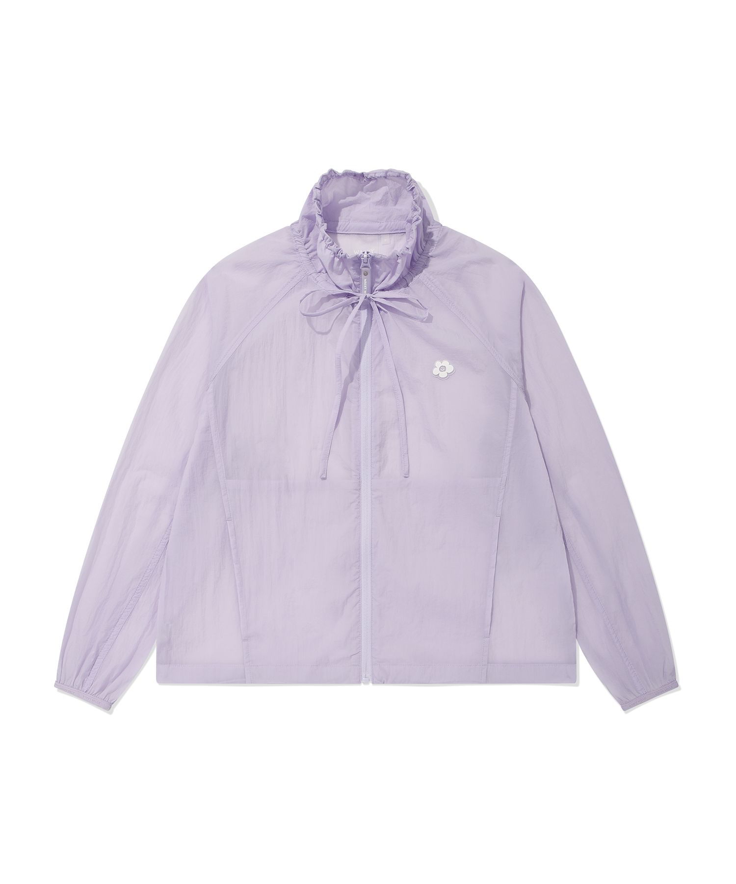 MUSINSA | WACKY WILLY Women's Sheer Nylon Jumper Lavender