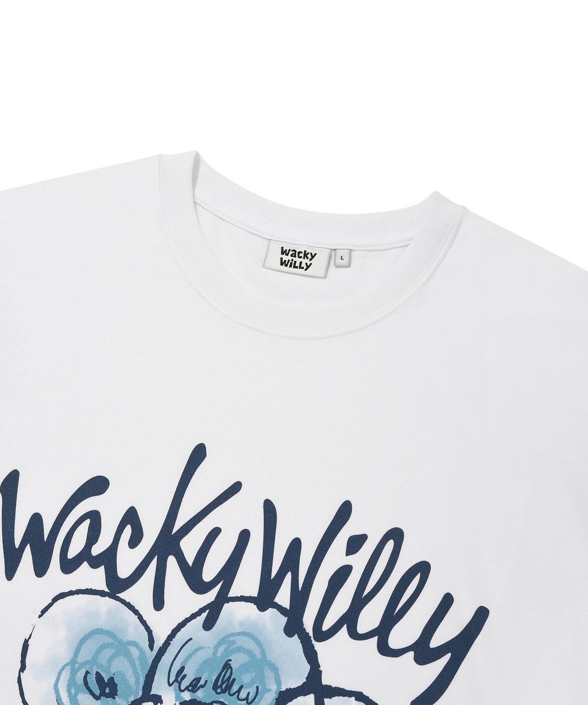 와키윌리(WACKY WILLY) 빅 릴리 반팔 티셔츠 화이트