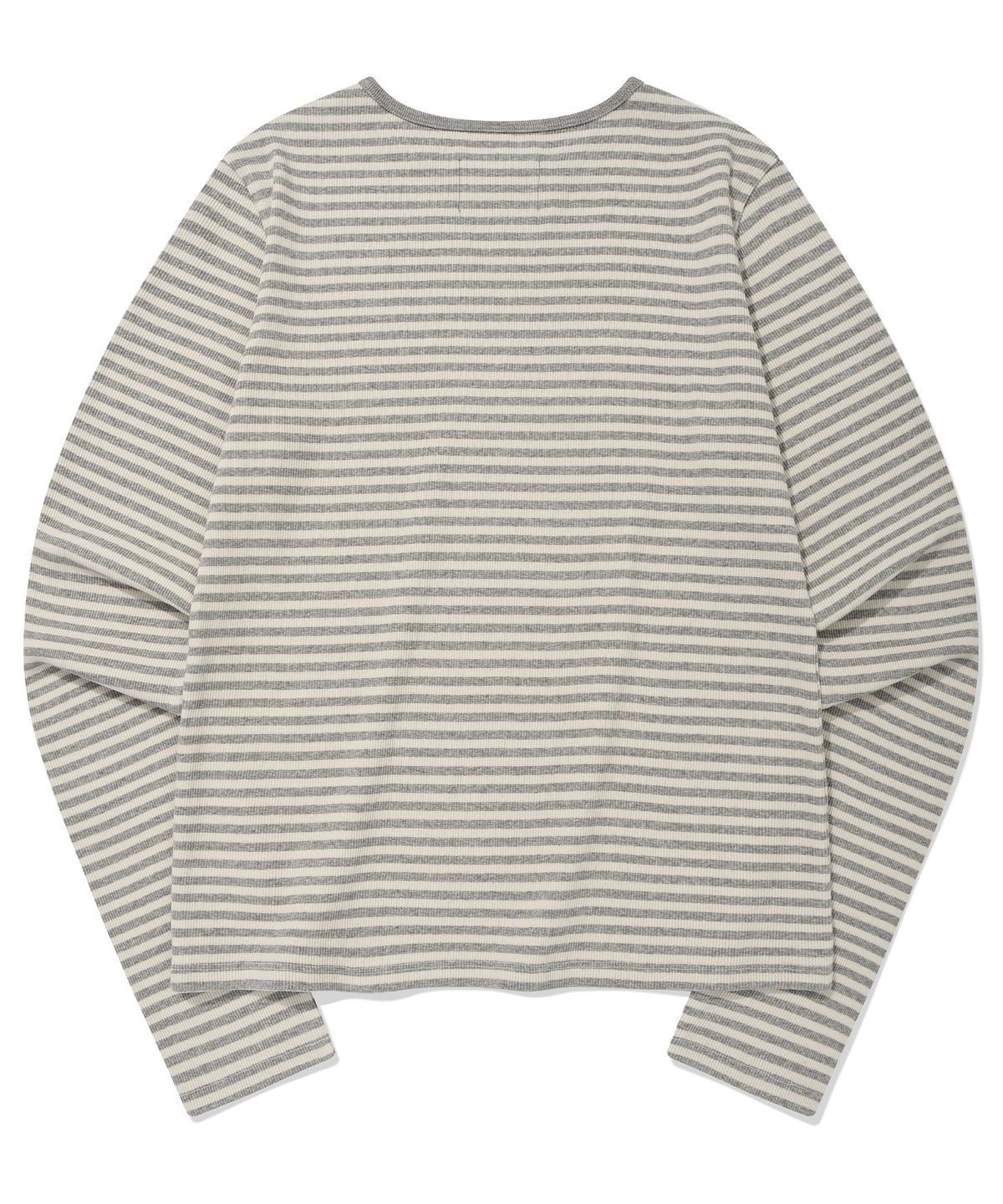 리트리버클럽(RETRIEVER CLUB) BASIC STRIPE LONG SLEEVE [GRAY]