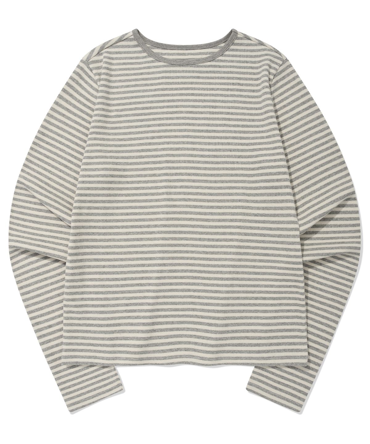 리트리버클럽(RETRIEVER CLUB) BASIC STRIPE LONG SLEEVE [GRAY]