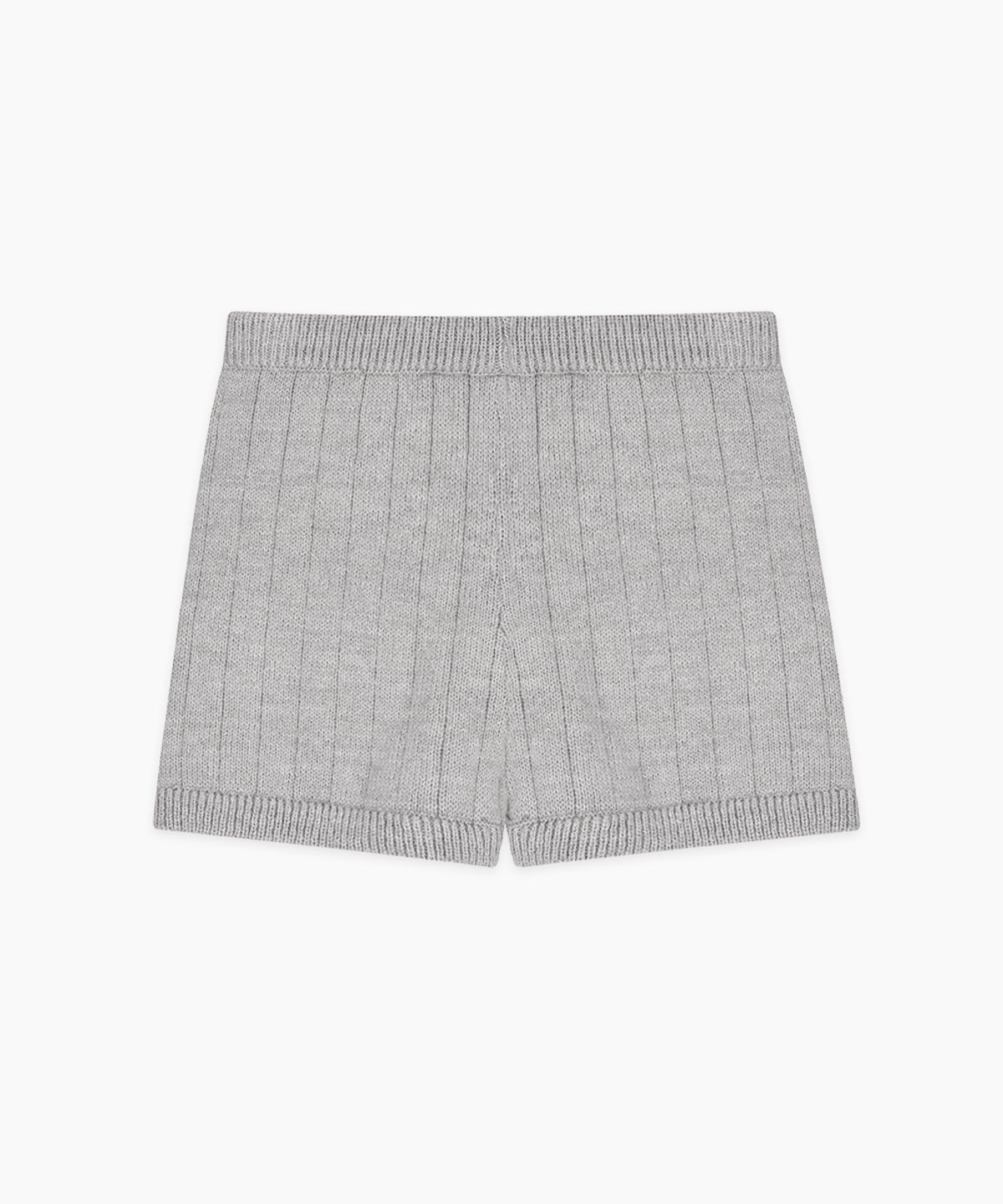 시눈(SINOON) Basic Knit Shorts (Light Melange Grey)