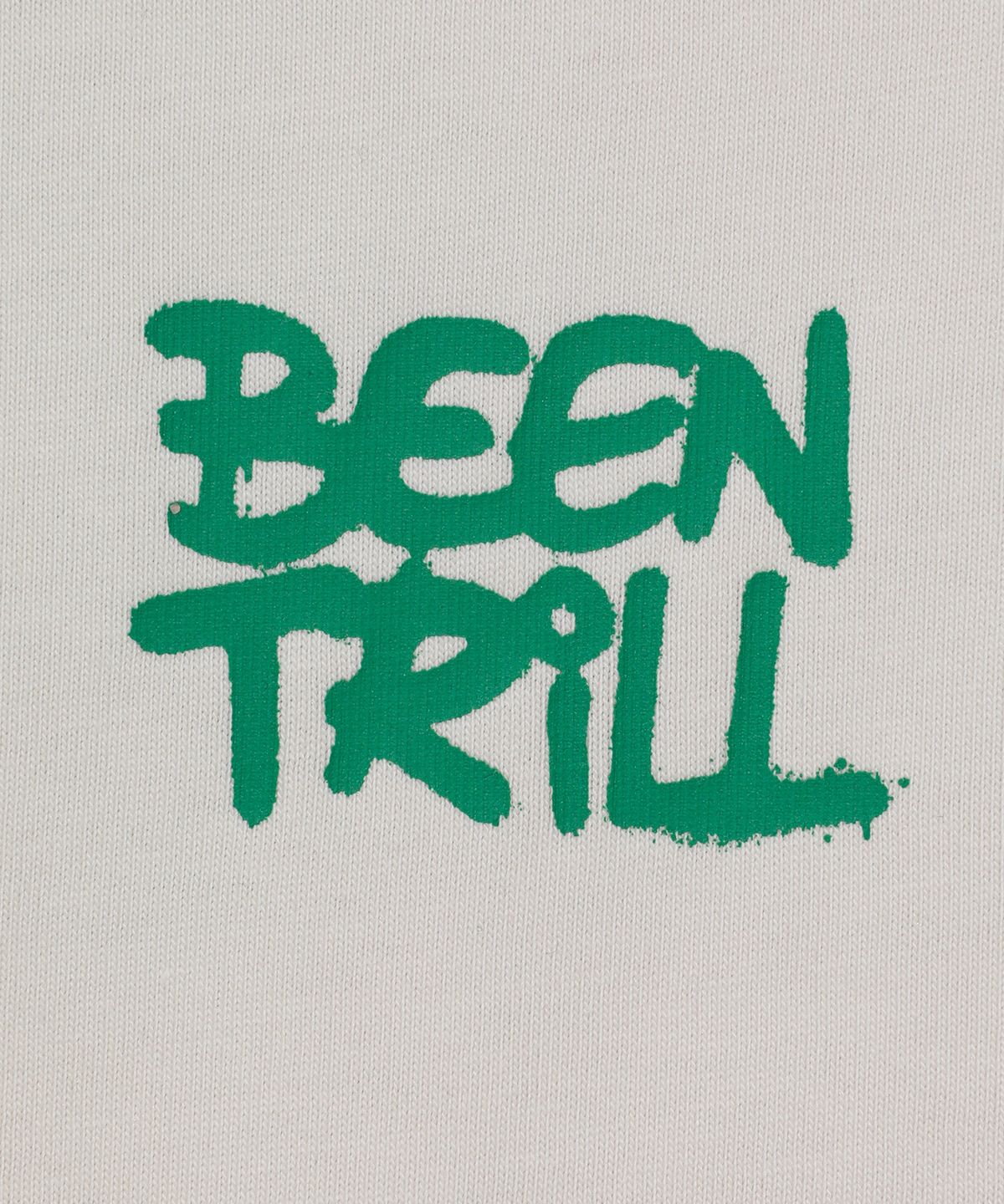 빈트릴 뉴욕(BEENTRILL NEWYORK) 우먼즈 스프레이 해시태그 티셔츠(샌드)