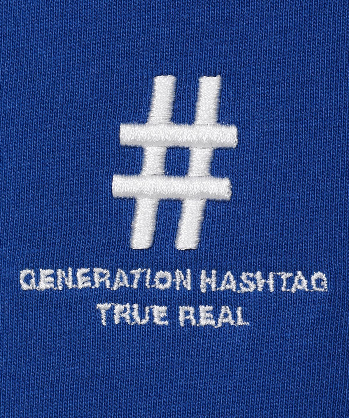 빈트릴(BEENTRILL) 쉐이크 해시태그 컴포트핏 티셔츠(블루)