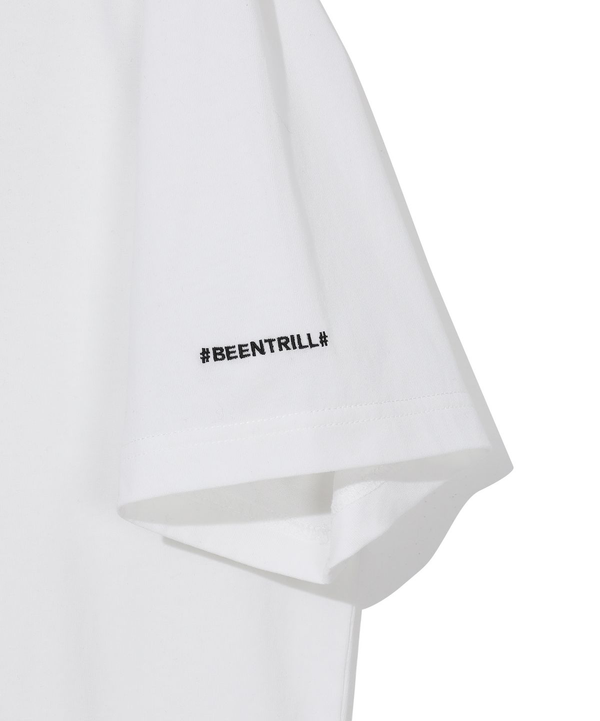 빈트릴(BEENTRILL) 스탠다드 로고 티셔츠(오프 화이트)
