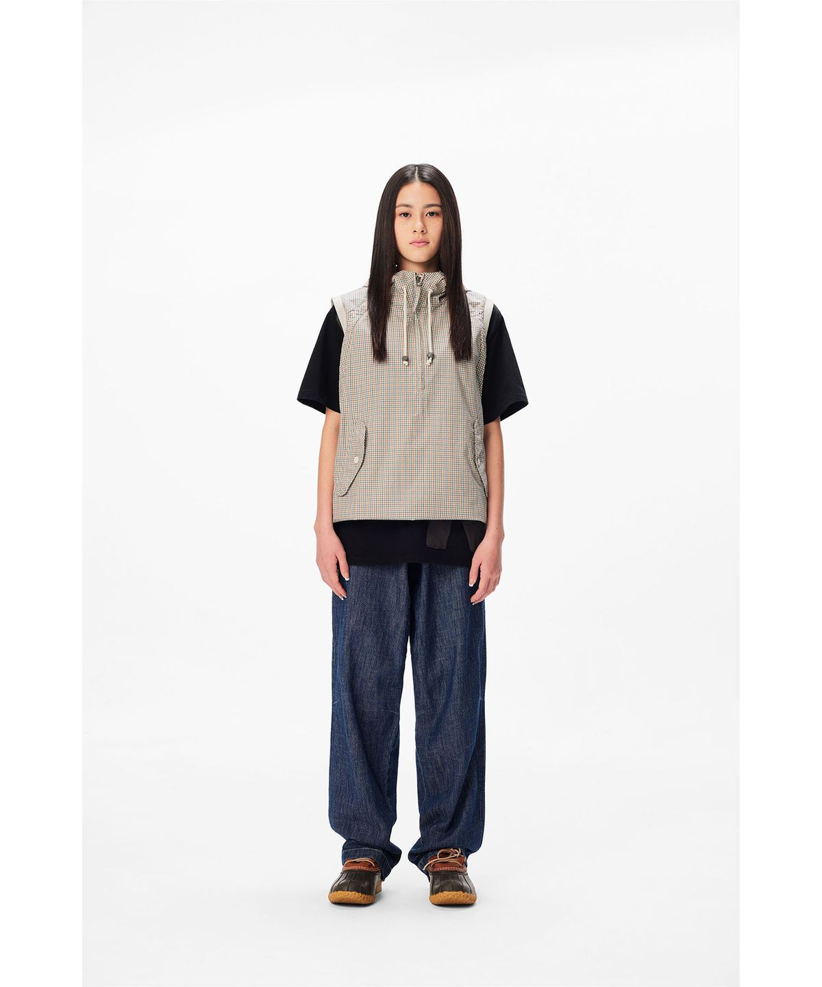썬러브투어(SUNLOVETOUR) 2Way Field Anorak Jacket Beige