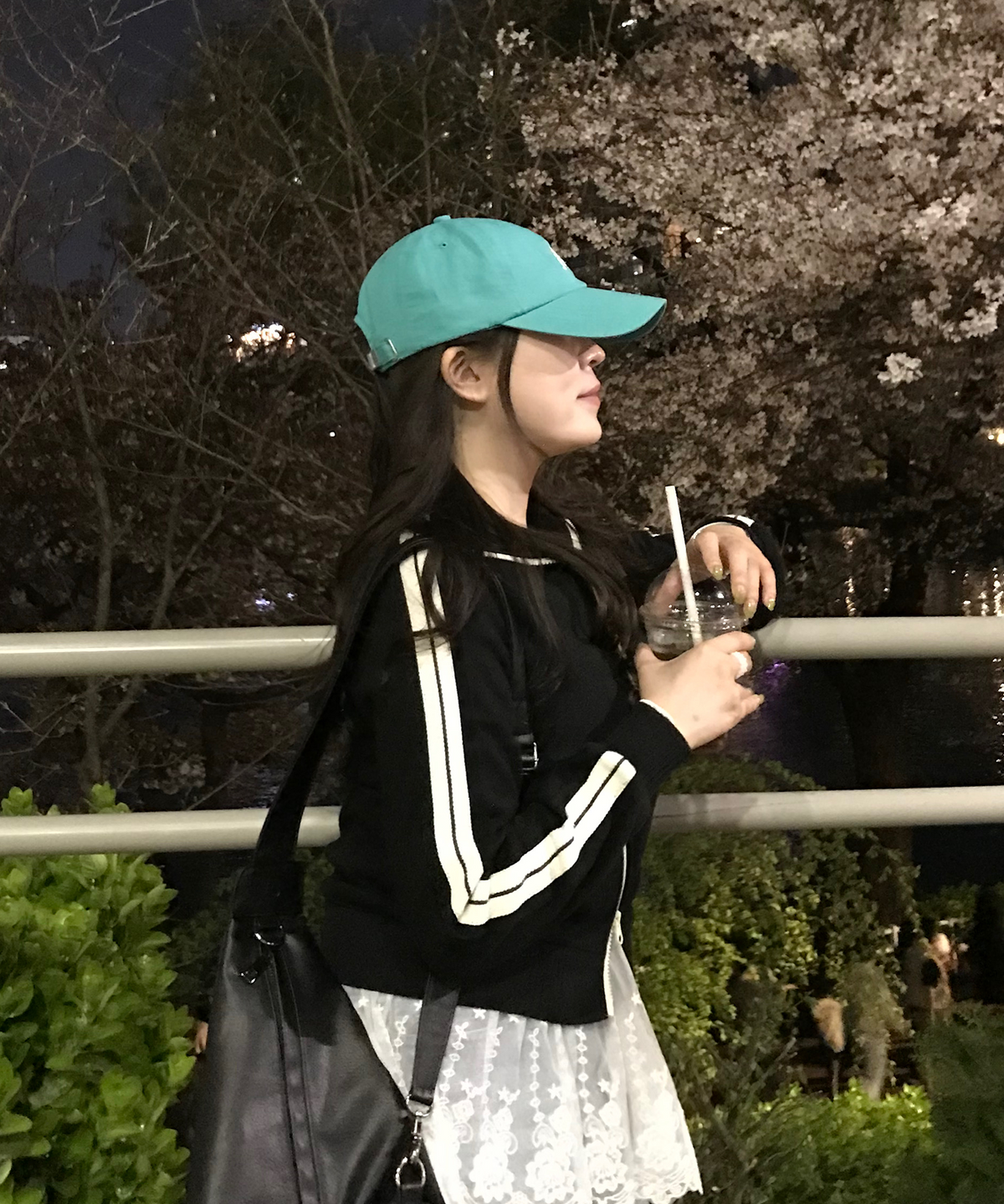터치소울(TOUCHSOUL) 디어제니 레터링 로고 볼캡 (MINT GREEN)