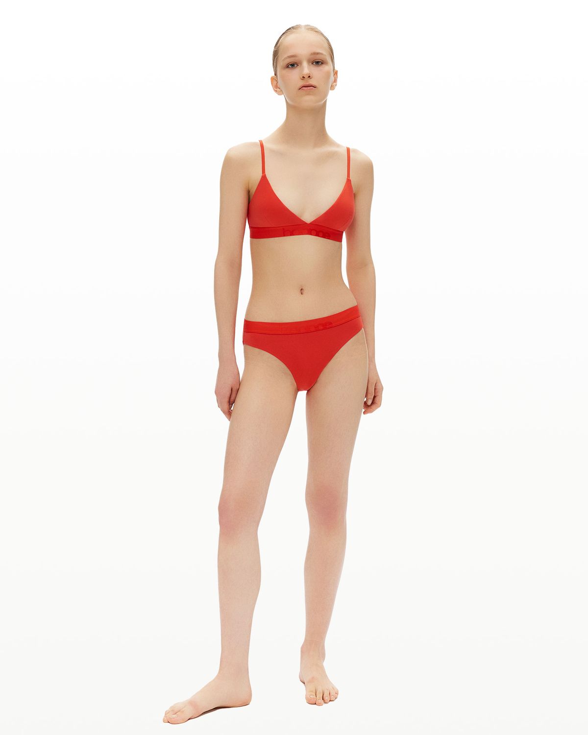 후포(HOOPOE) everyday bralette_sunset orange