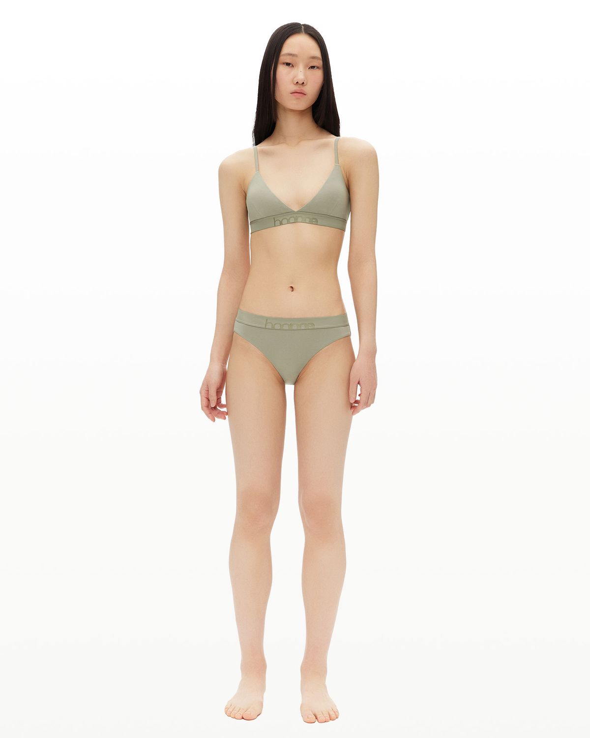 후포(HOOPOE) everyday bralette_sage green
