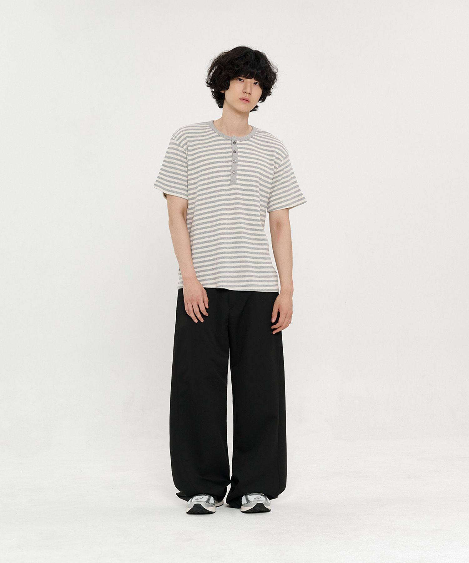 パンツ SIGNATURE Multi-tuck wide slacks black 25SS2MTS-001 MUSINSA | SIGNATURE Multi-tuck wide slacks [black]