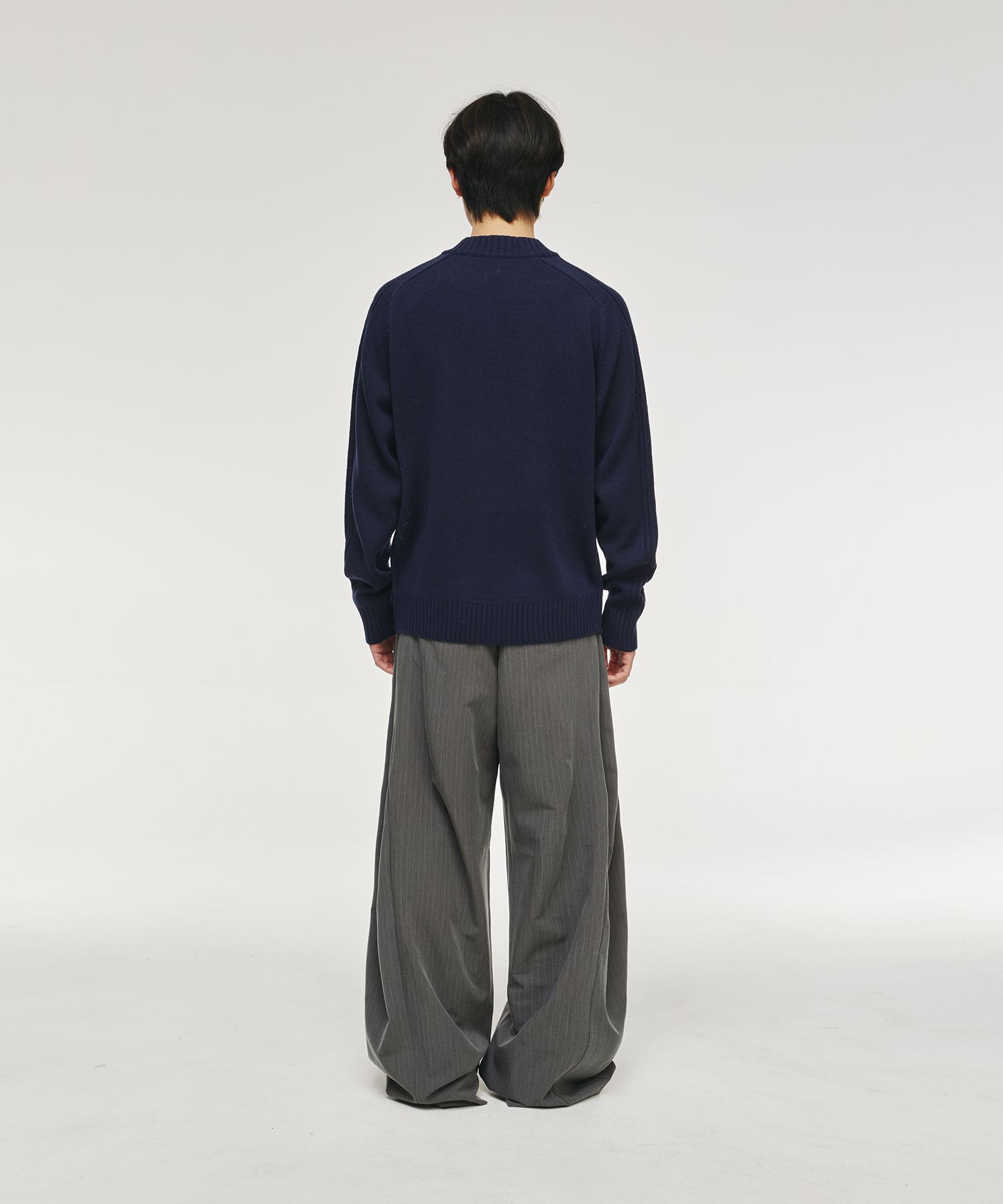 セール】SIDE ZIP WIDE SLACKS PANTS/サイドジップワイド