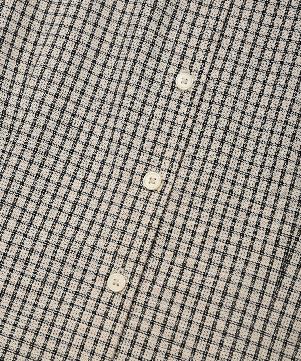 리트리버클럽(RETRIEVER CLUB) CHECK CROP SHIRTS [BEIGE]