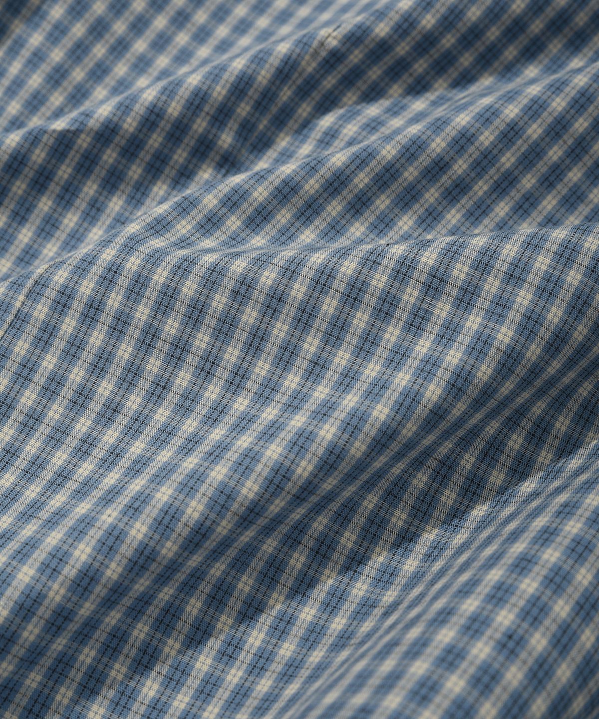 리트리버클럽(RETRIEVER CLUB) CHECK CROP SHIRTS [SKY BLUE]