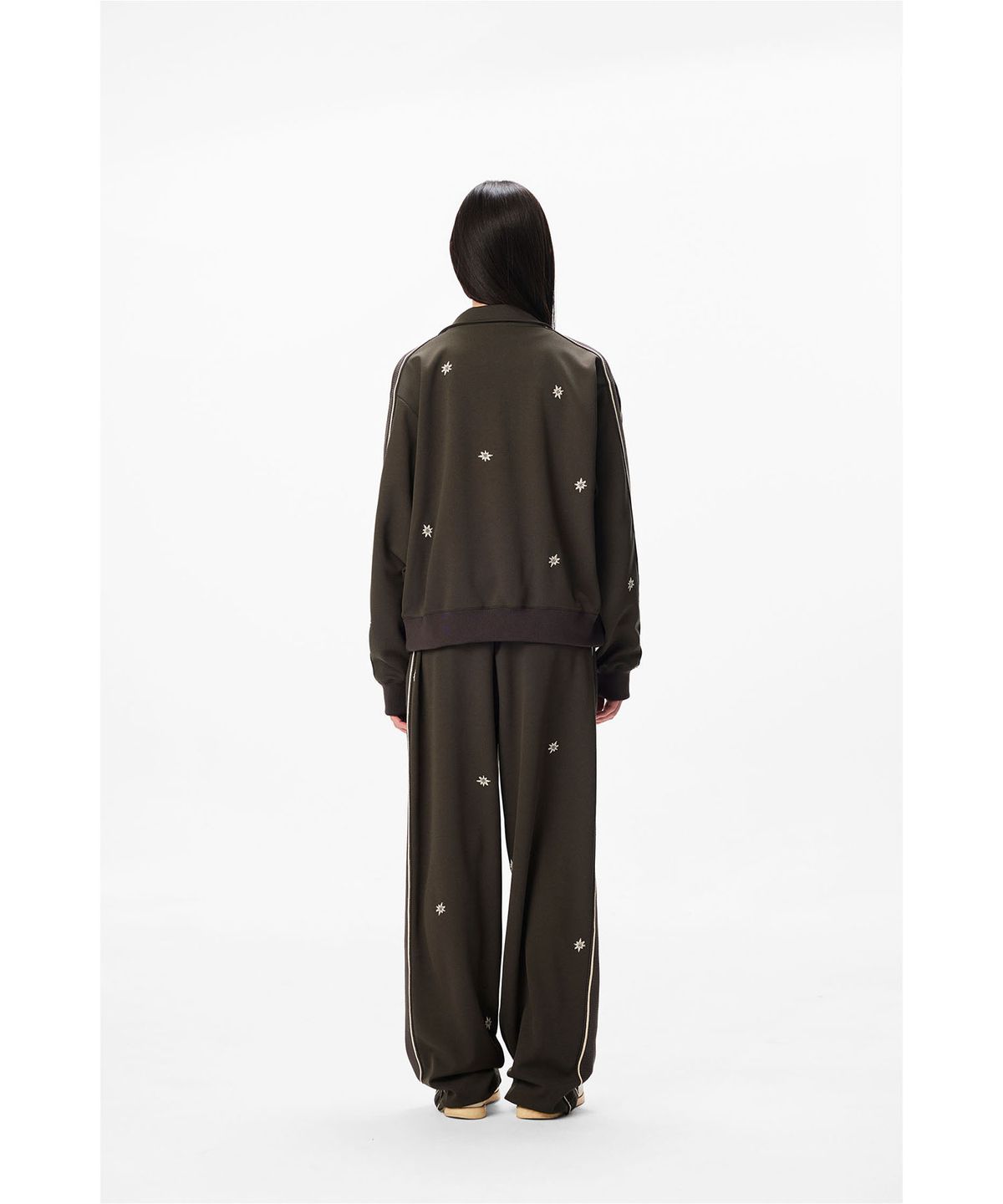 썬러브투어(SUNLOVETOUR) Twinkle Track Jacket Brown