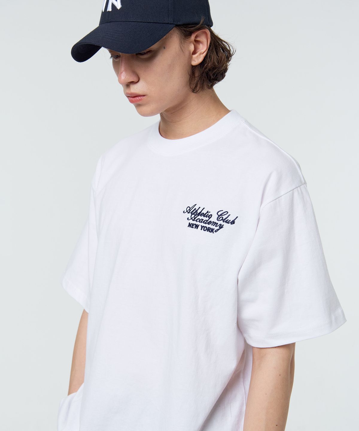 페이퍼보이(PAPERBOY) NYC 아카데미 반팔티셔츠-화이트