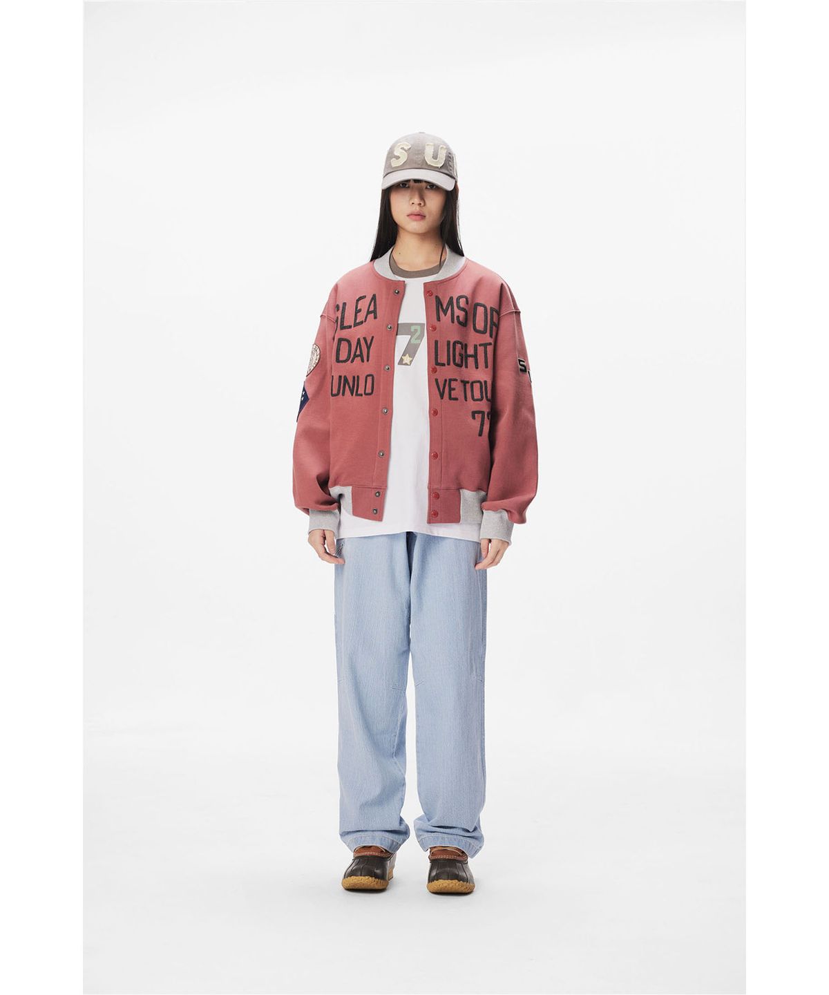 썬러브투어(SUNLOVETOUR) Champion Jacket Red