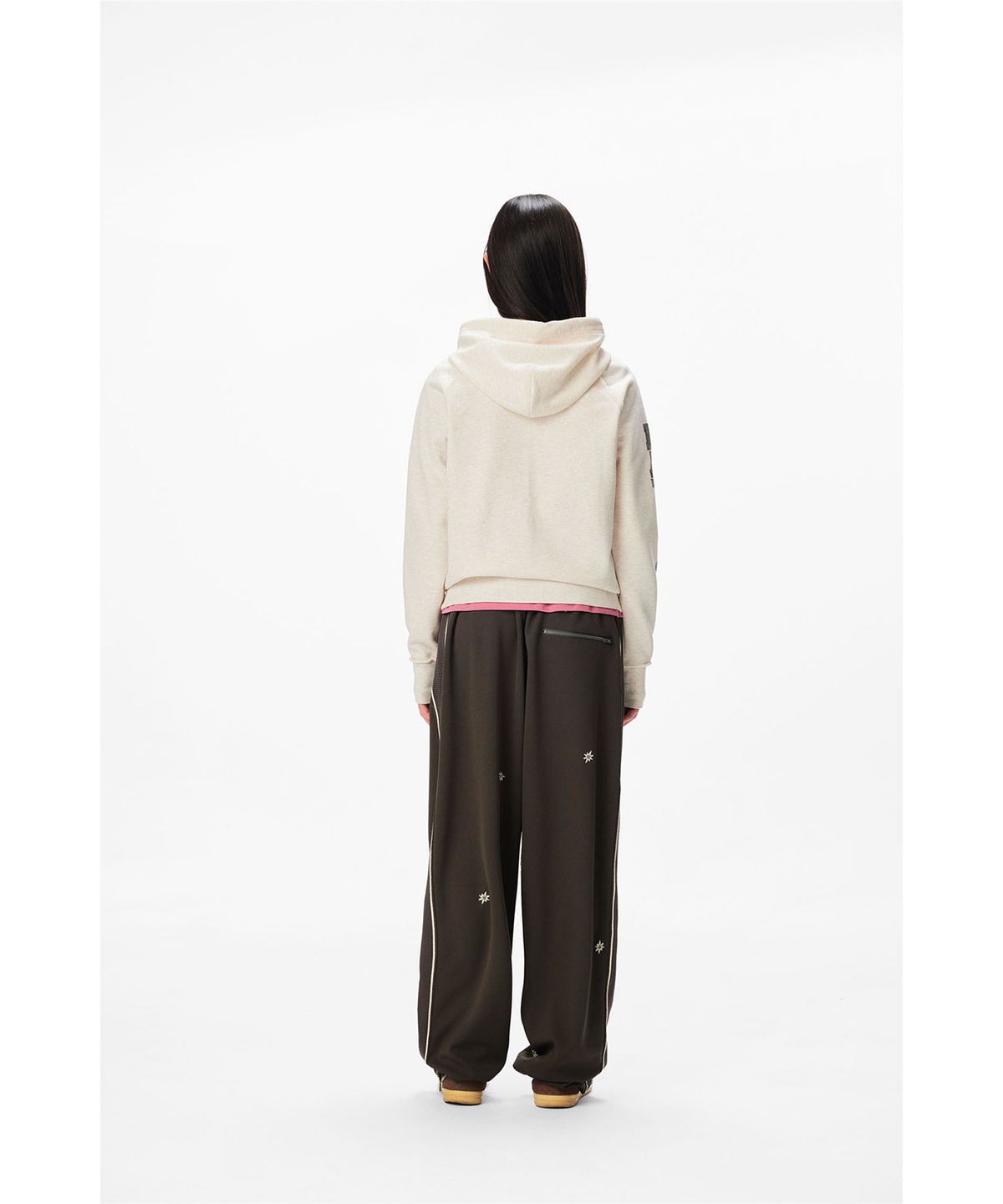 썬러브투어(SUNLOVETOUR) W 72TOUR Zip Up Hoodie Heather Oatmeal
