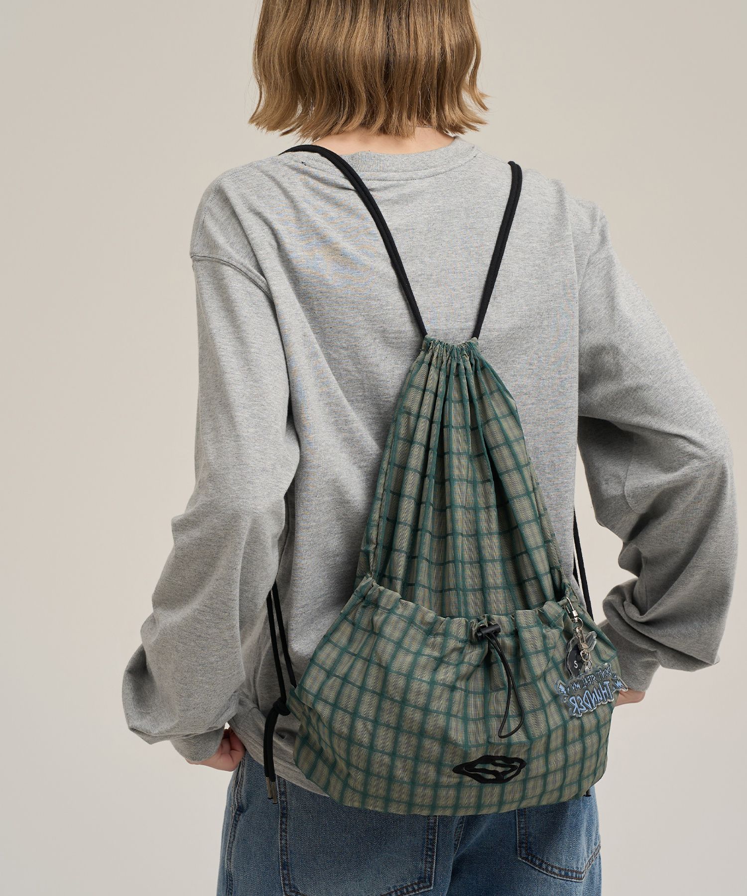 [SUPERSUB] SWAVER CHECK STRING BACKPACK /追跡付 MUSINSA | SUPERSUB SWAVER CHECK STRING BACKPACK - YELLOW