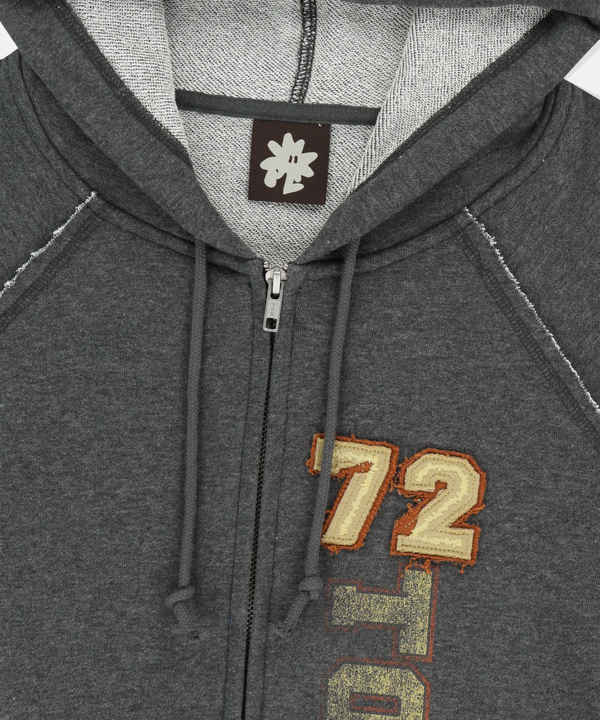 썬러브투어(SUNLOVETOUR) W 72TOUR Zip Up Hoodie Heather Charcoal