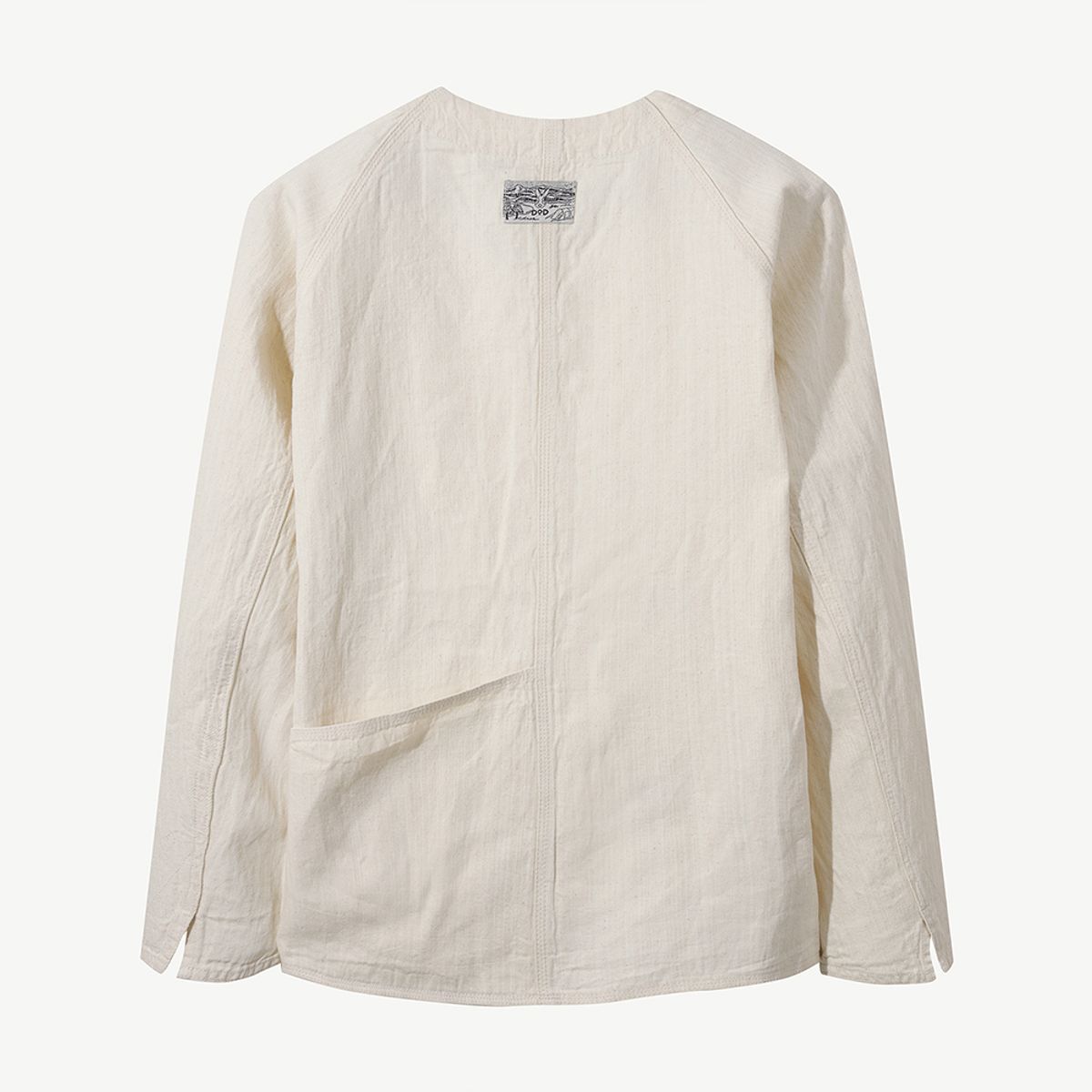 디오디(DOD) 린넨 데님 칸타 자켓(IVORY)