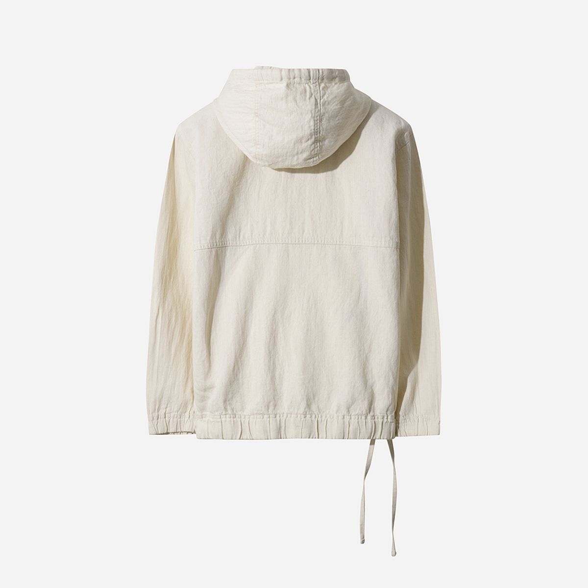 디오디(DOD) 데님 린넨 후드 아노락(IVORY)