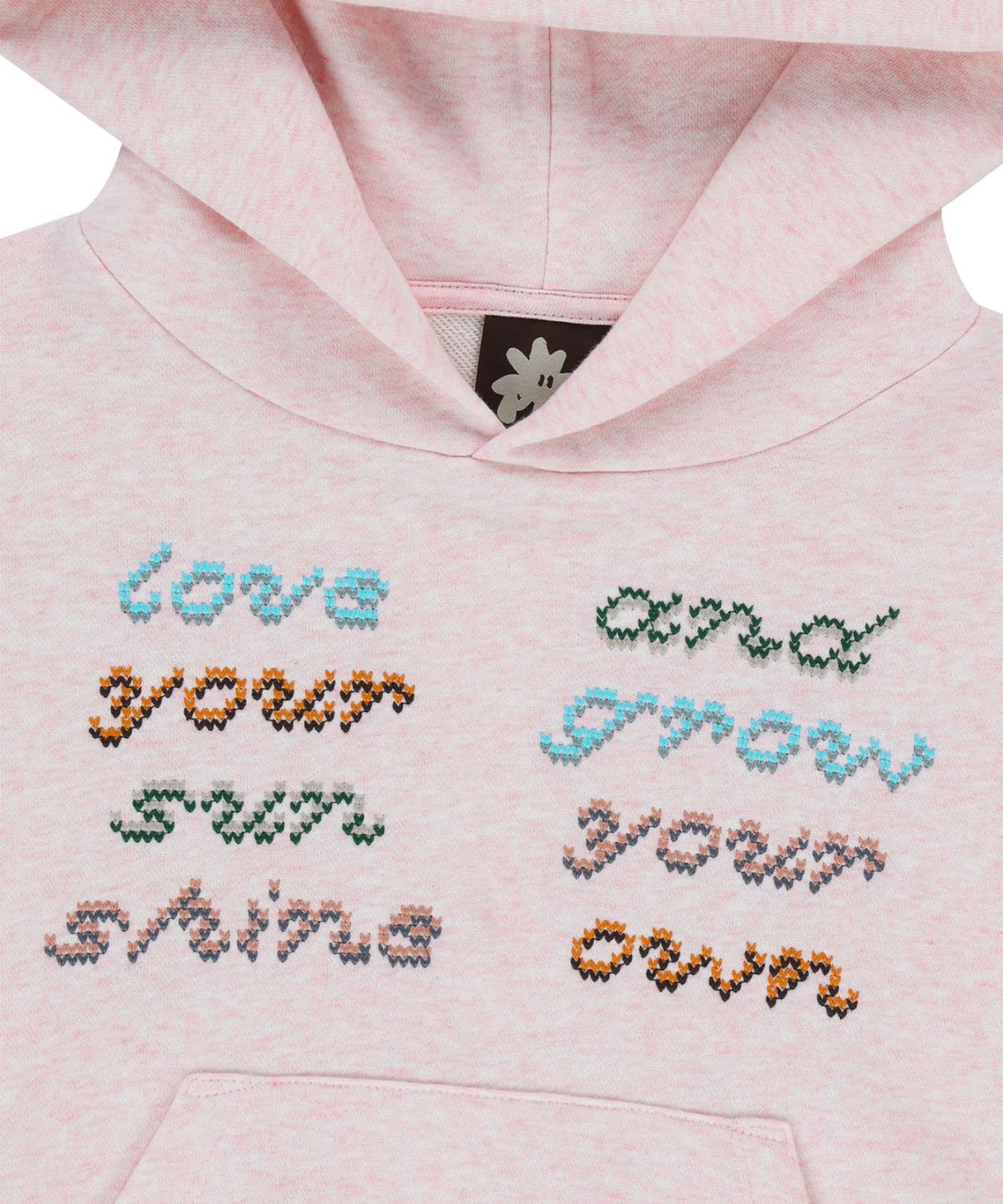 썬러브투어(SUNLOVETOUR) W Fly Stitch Hoodie Heather Pink