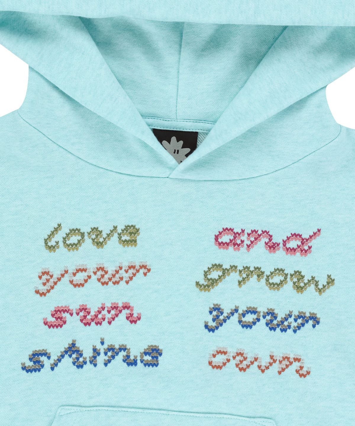 썬러브투어(SUNLOVETOUR) W Fly Stitch Hoodie Heather Blue