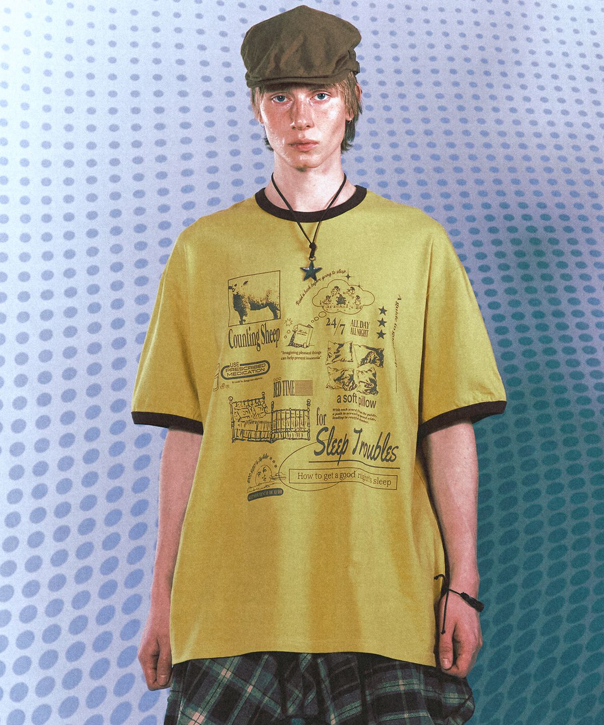 메인부스(MAINBOOTH) Sleep Guide T-shirt(YELLOW)