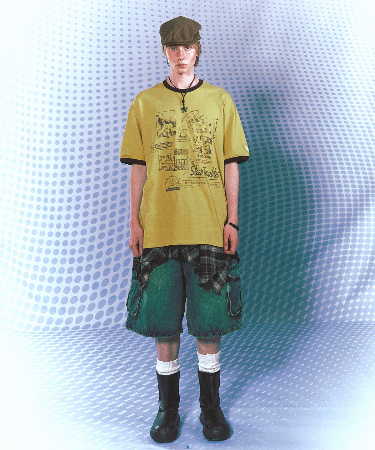 메인부스(MAINBOOTH) Sleep Guide T-shirt(YELLOW)