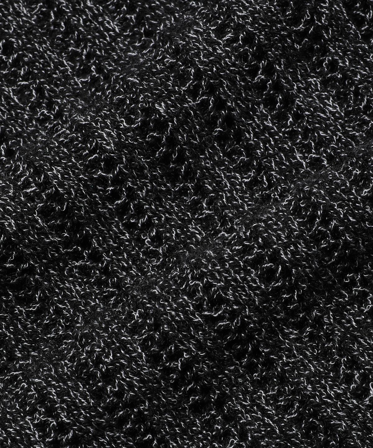 메인부스(MAINBOOTH) Insomnia Mesh Sweater(BLACK)