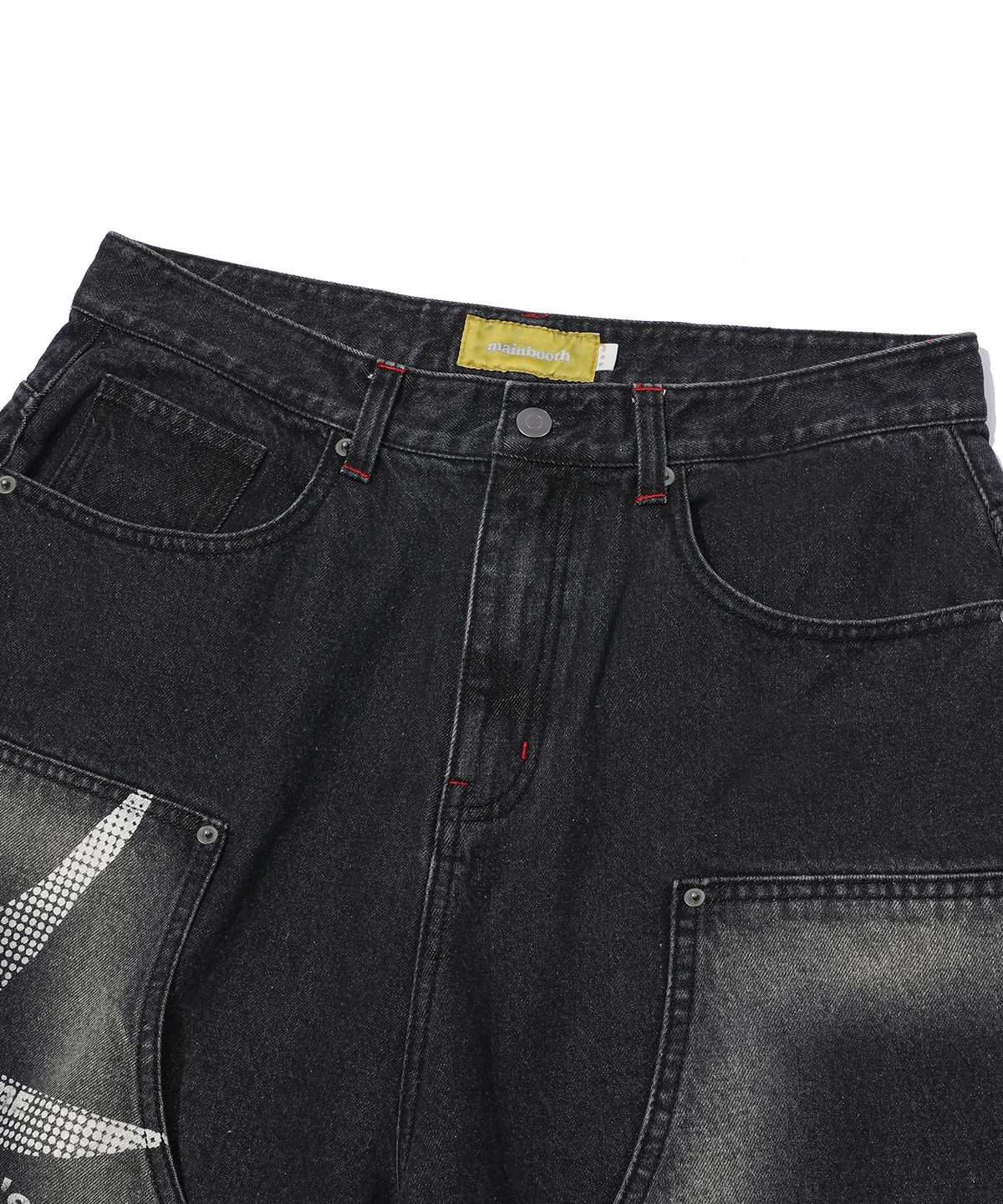 메인부스(MAINBOOTH) Dreamer Denim Shorts(BLACK)