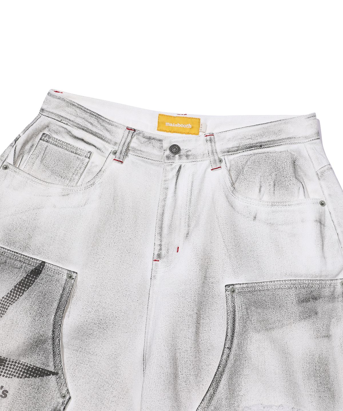 메인부스(MAINBOOTH) Dreamer Denim Shorts(WHITE)