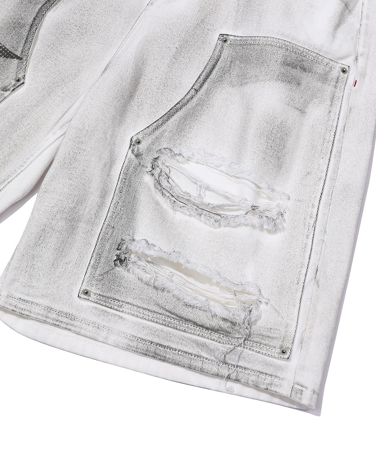 메인부스(MAINBOOTH) Dreamer Denim Shorts(WHITE)