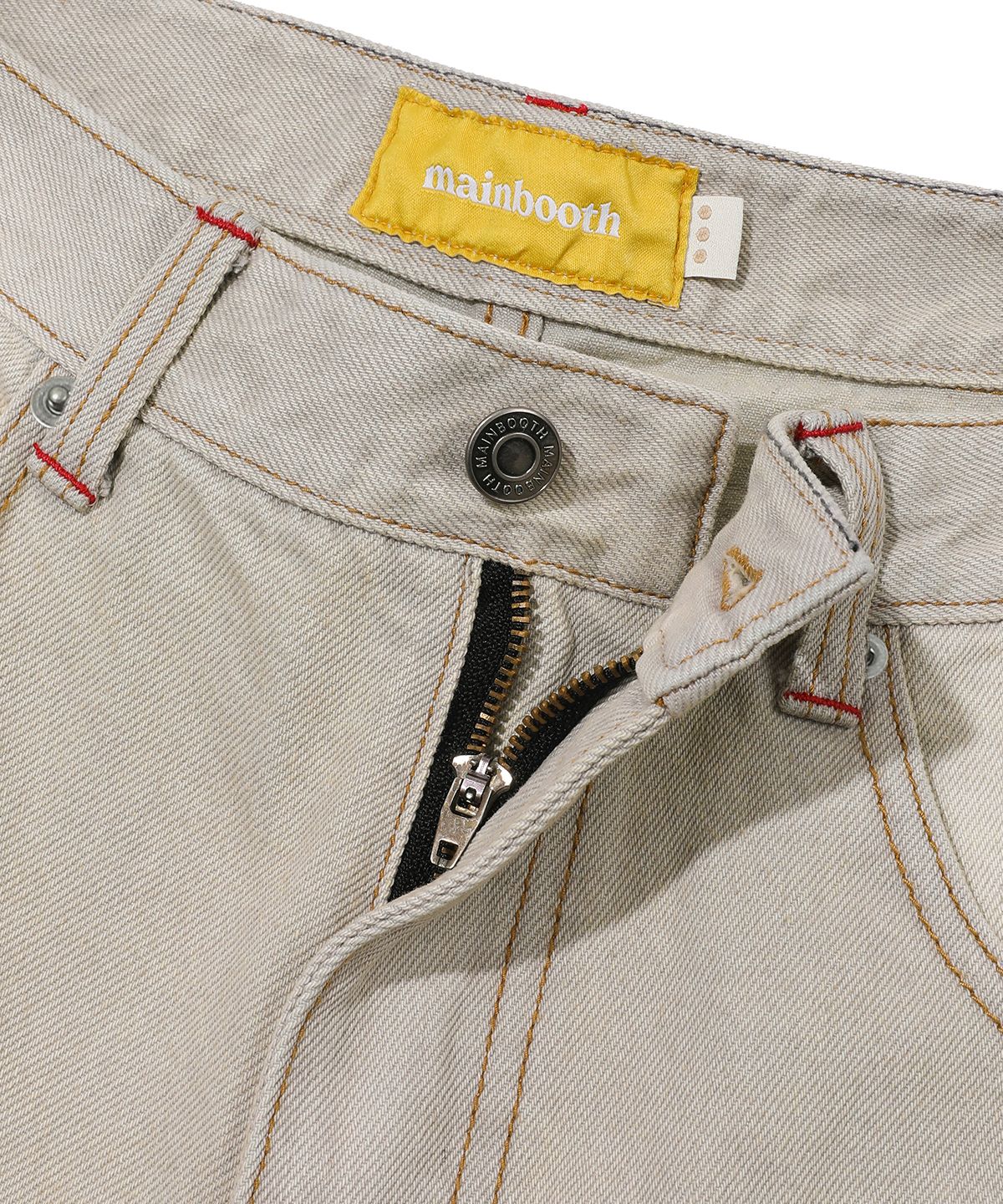 메인부스(MAINBOOTH) Vintage Cargo Denim Shorts(GRAY)
