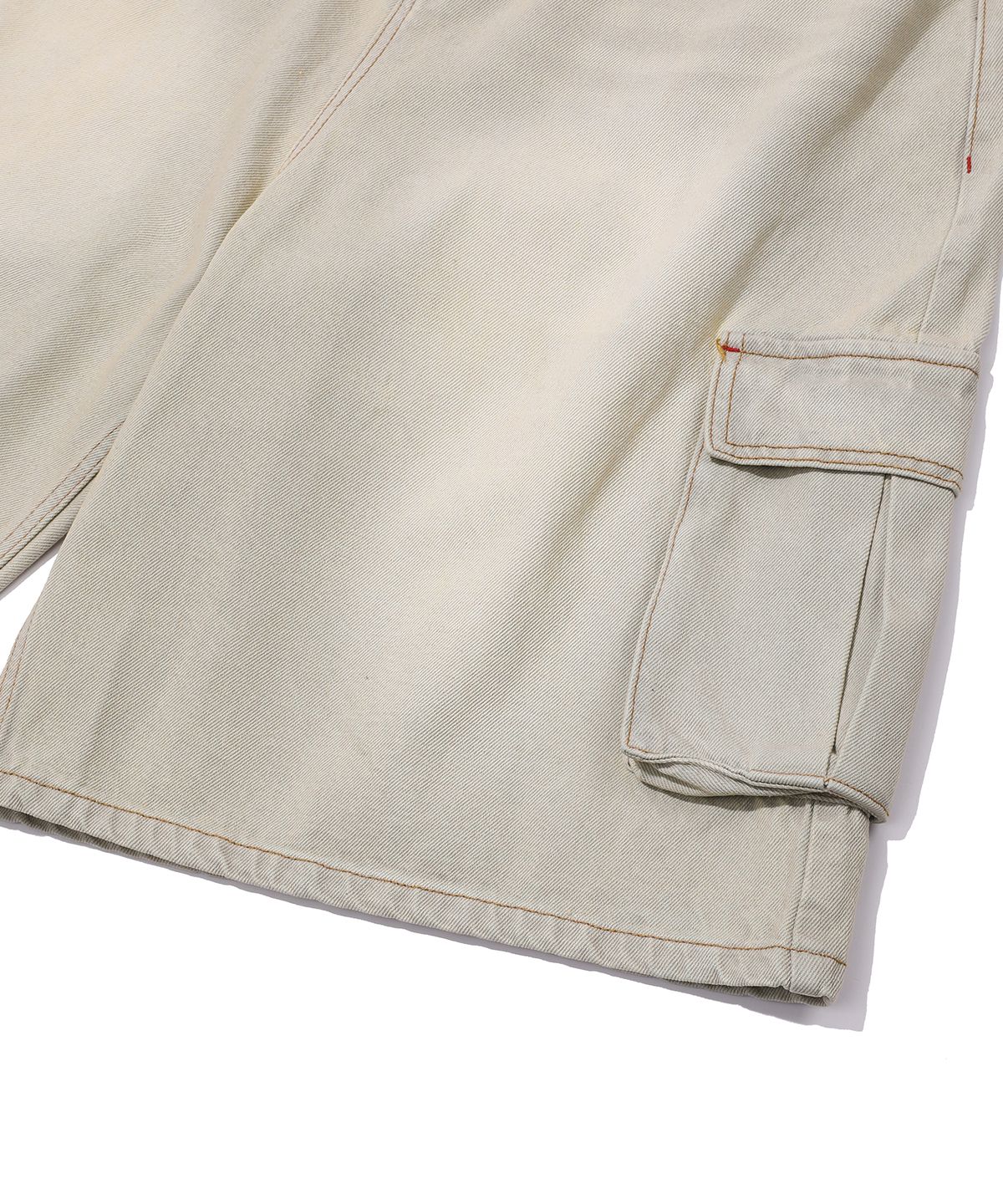 메인부스(MAINBOOTH) Vintage Cargo Denim Shorts(GRAY)